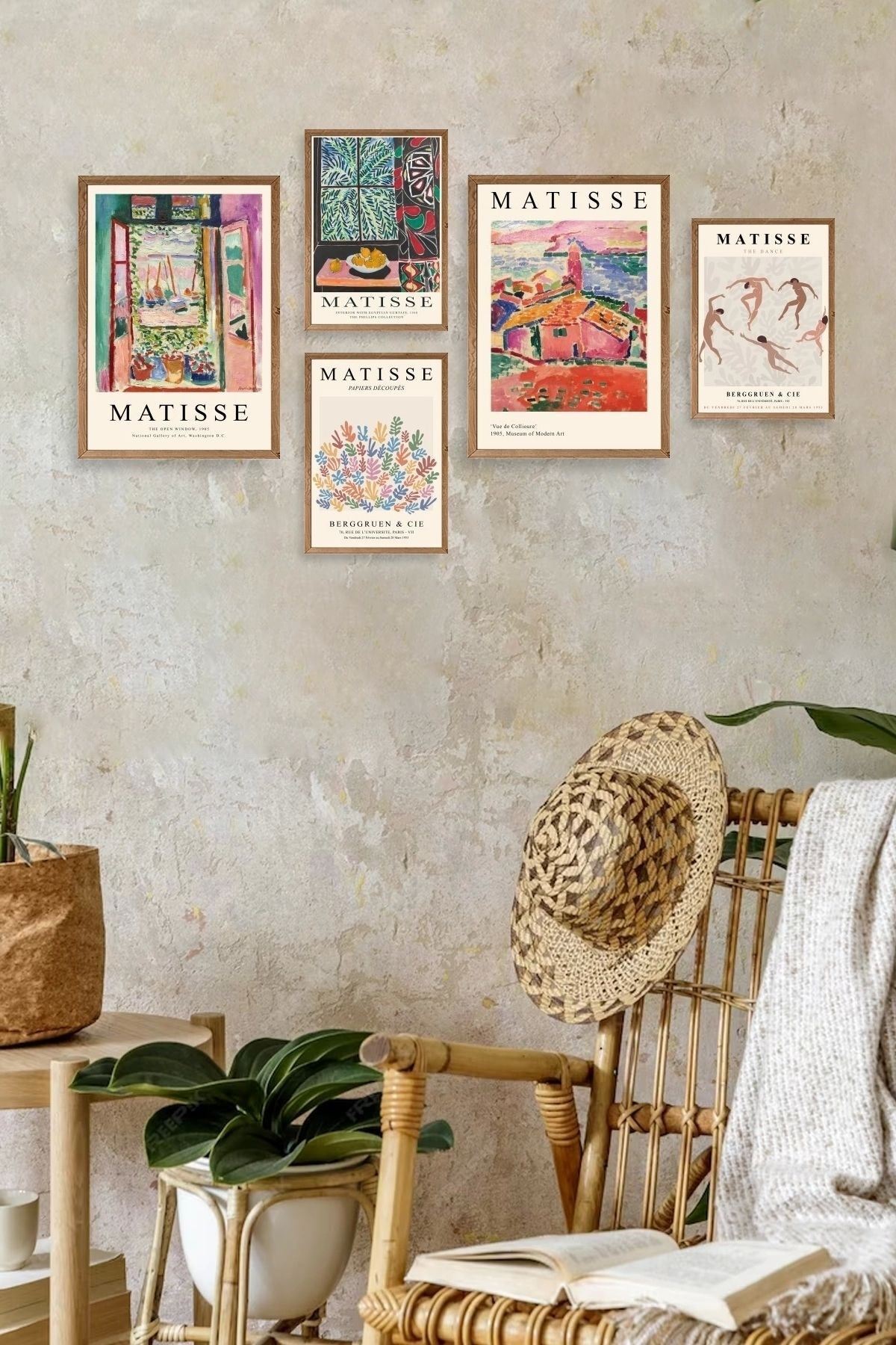 Matisse 5'li Tablo 30 x 40