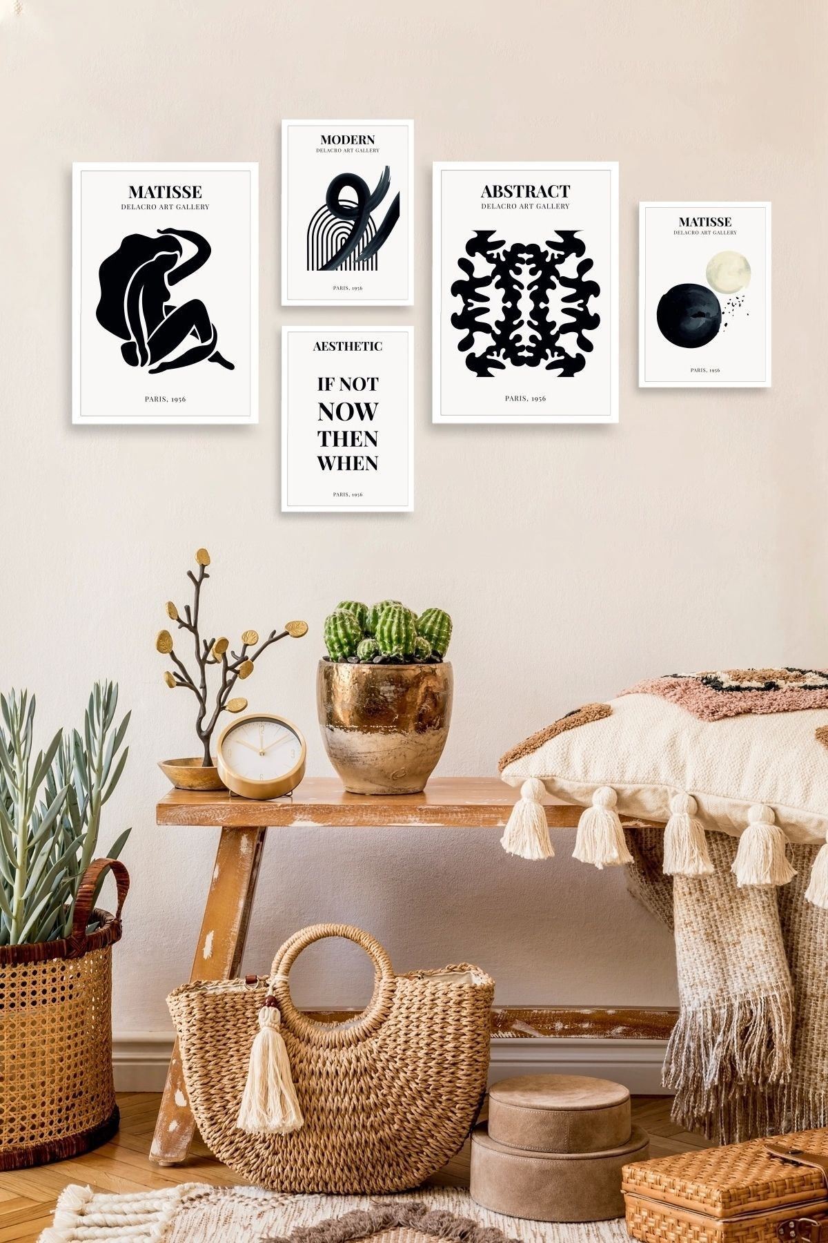 Matisse 5'li Tablo 30 x 40