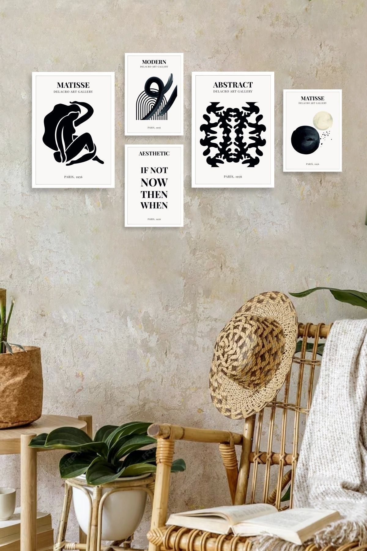 Matisse 5'li Tablo 30 x 40