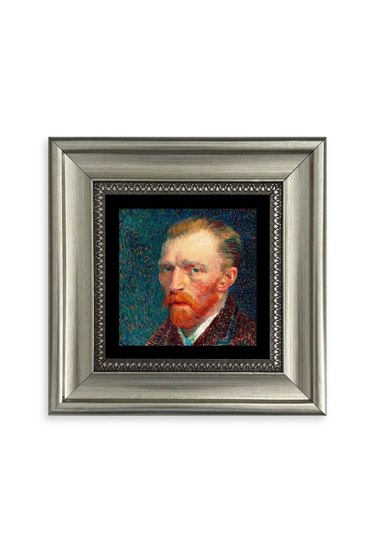 Van Gogh Çerçeveli Taş Tablo 20 cm