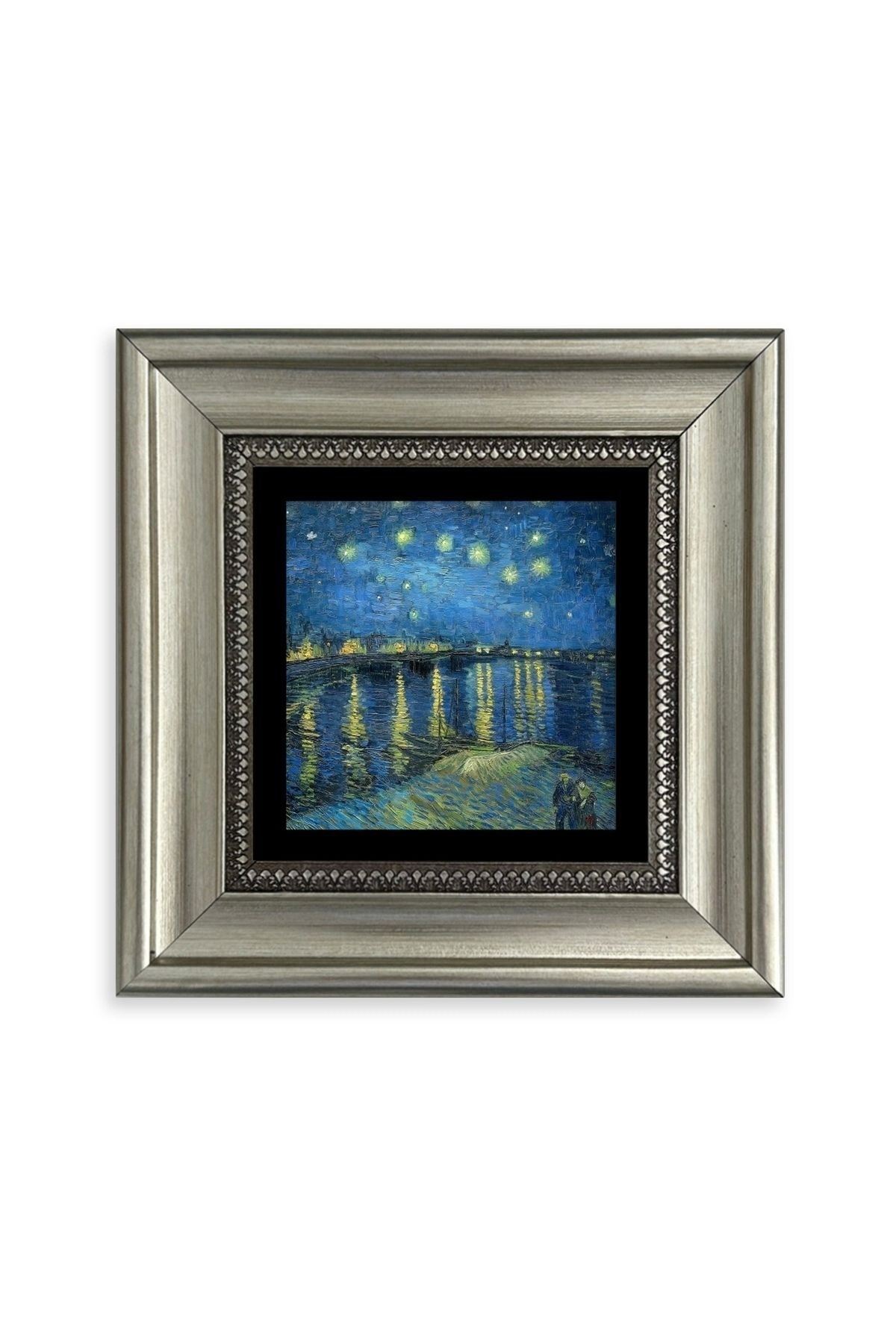 Van Gogh Çerçeveli Taş Tablo 20 cm