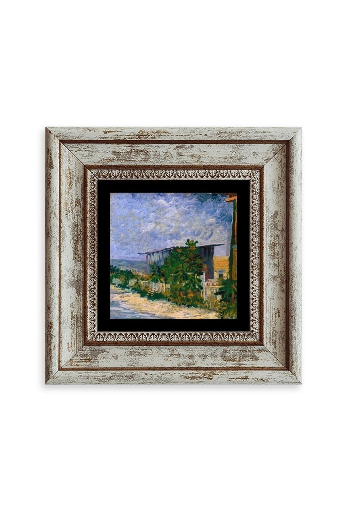 Van Gogh Çerçeveli Taş Tablo 20 cm