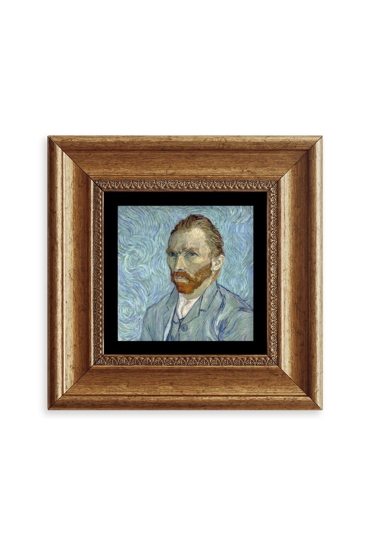Van Gogh Çerçeveli Taş Tablo 20 cm