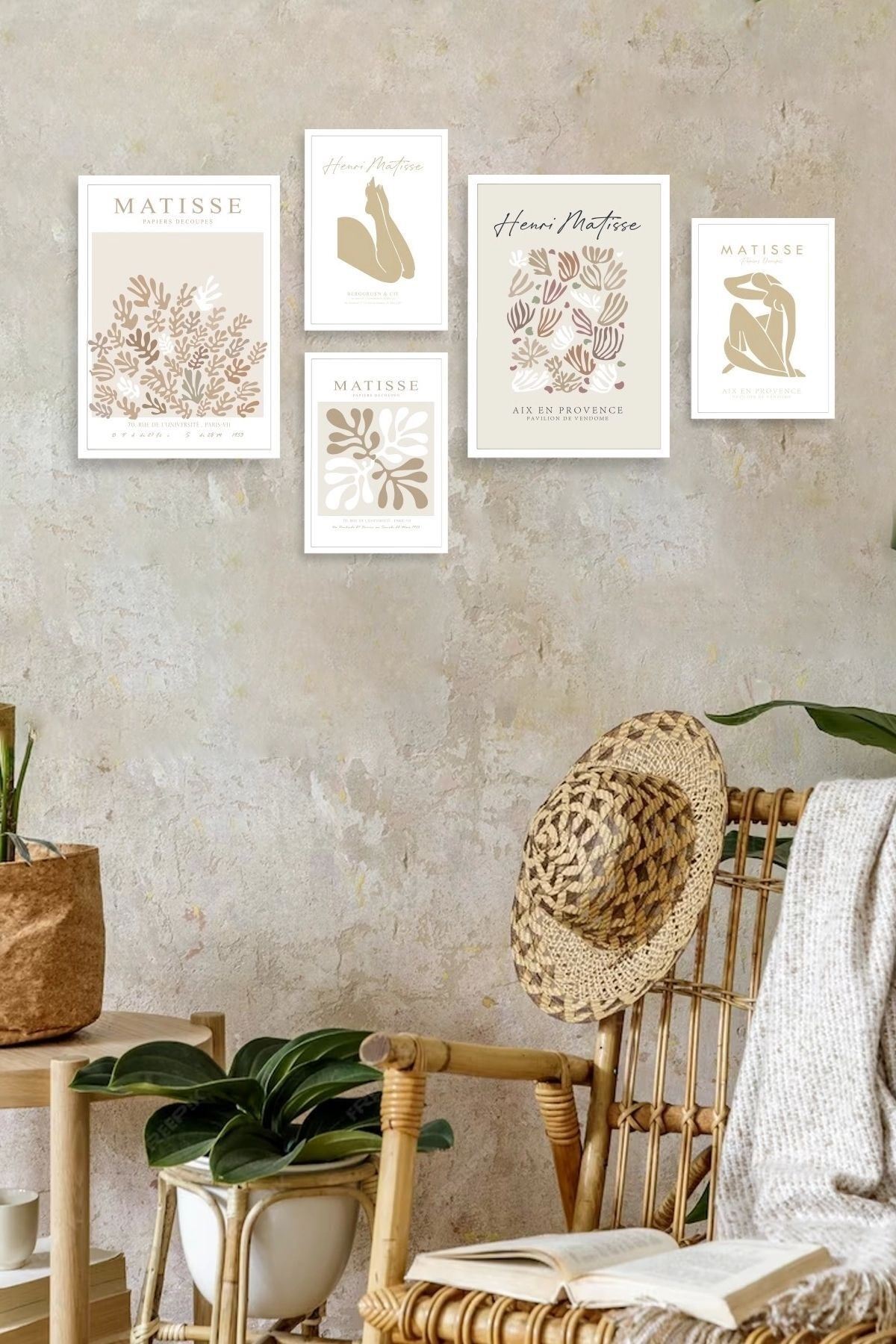 Matisse 5'li Tablo 30 x 40