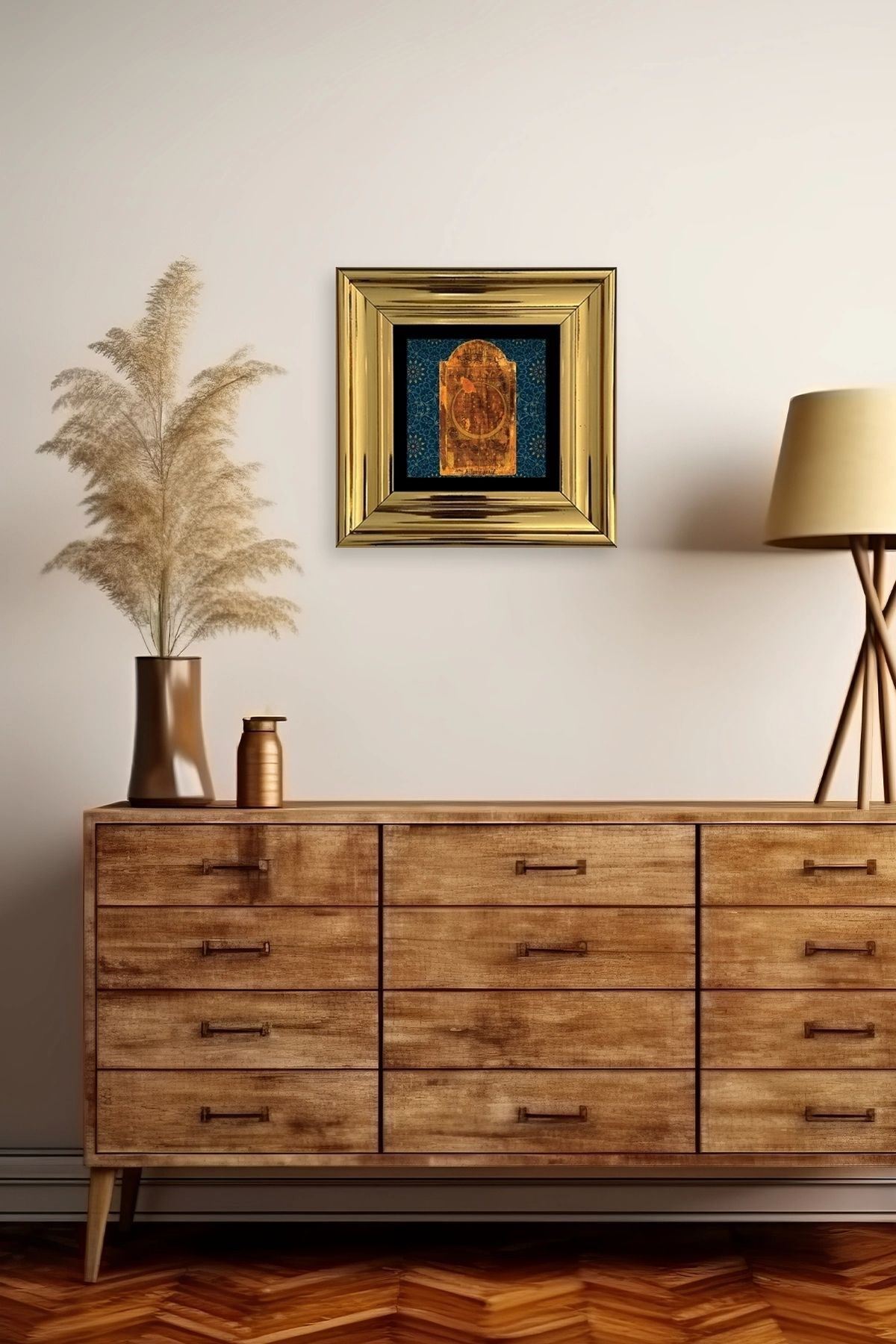 Hilye-i Şerif Çerçeveli Taş Tablo 20 cm