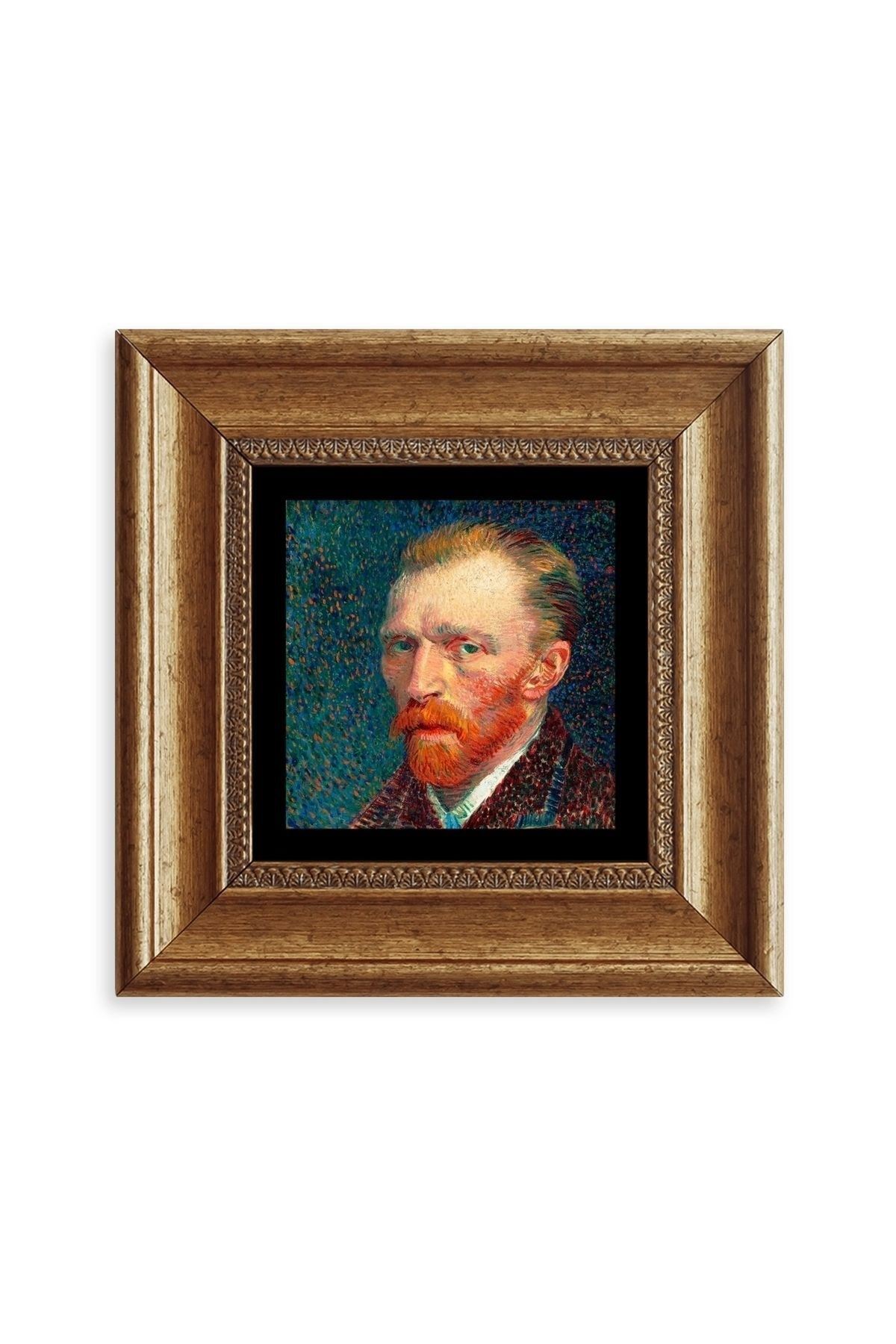 Van Gogh Çerçeveli Taş Tablo 20 cm