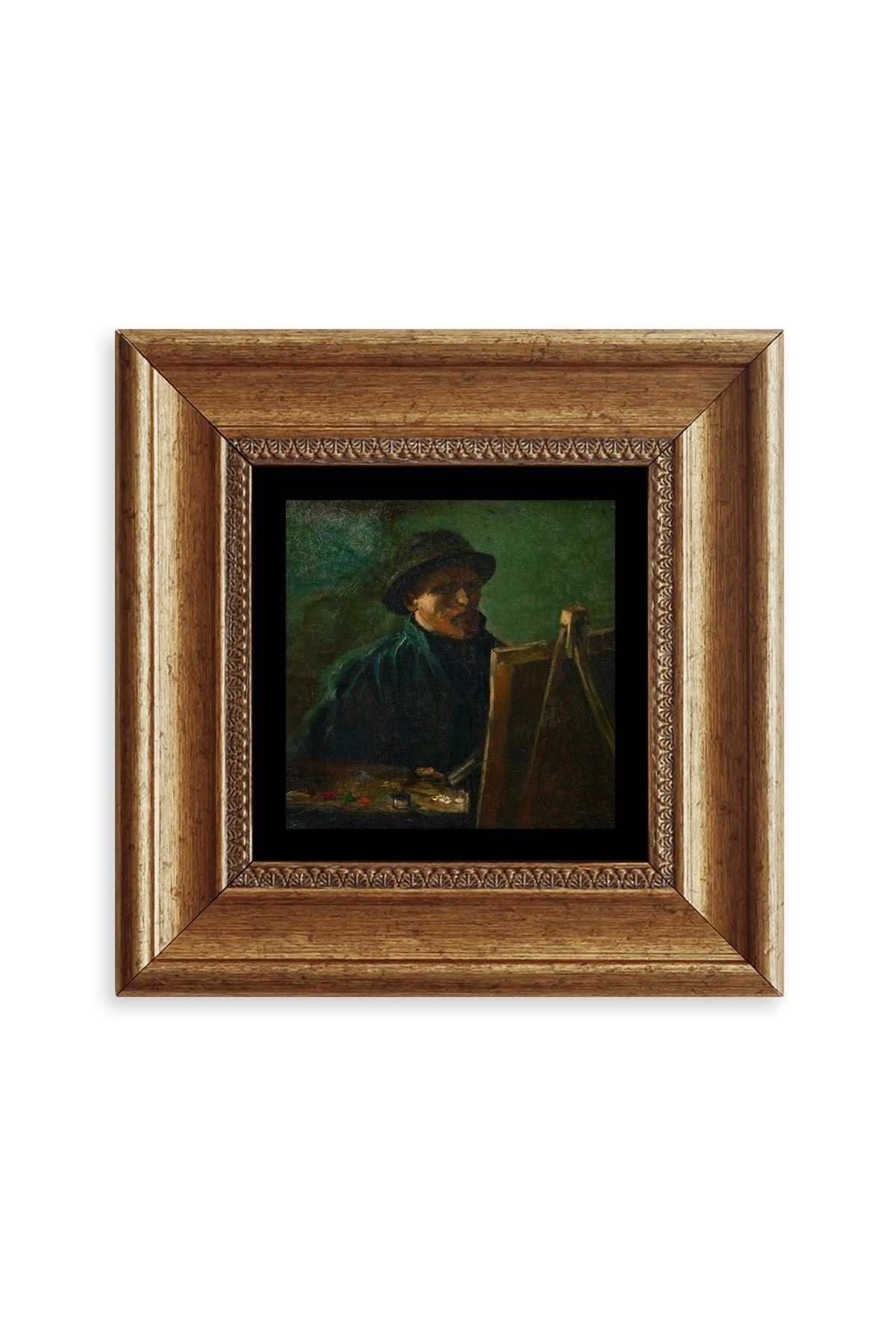 Van Gogh Çerçeveli Taş Tablo 20 cm