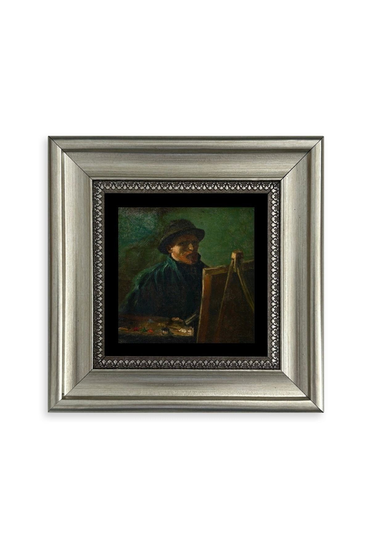 Van Gogh Çerçeveli Taş Tablo 20 cm