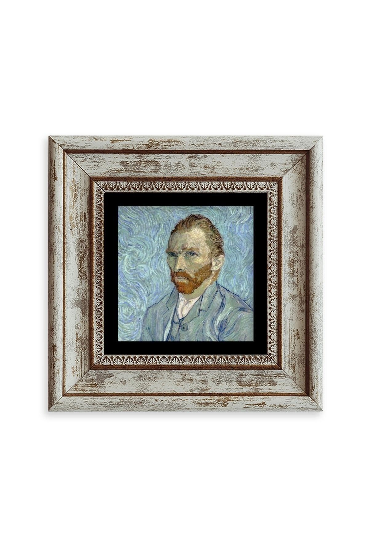 Van Gogh Çerçeveli Taş Tablo 20 cm