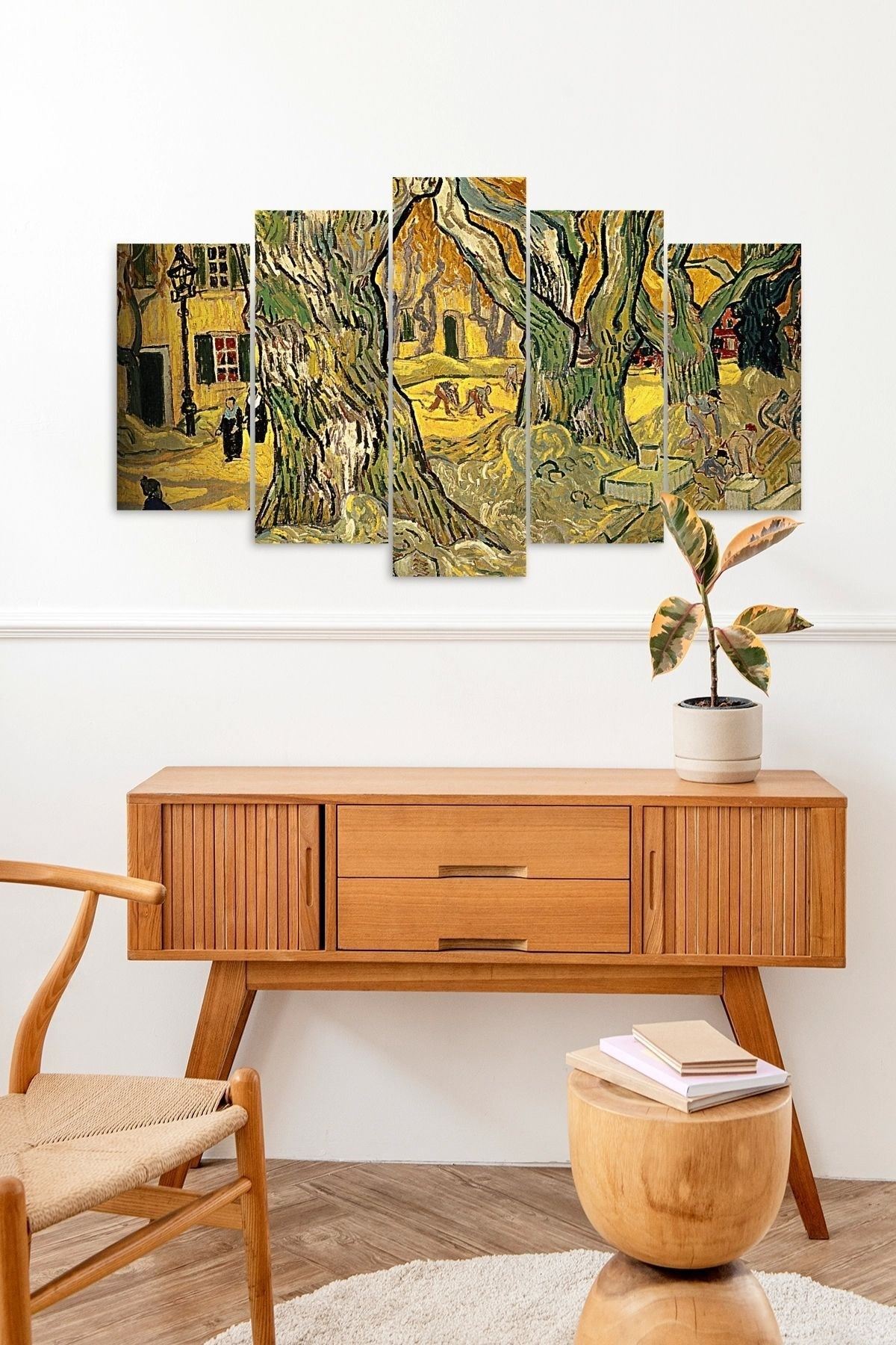 Manzara 5 Parçalı Mdf Tablo 60 x 100