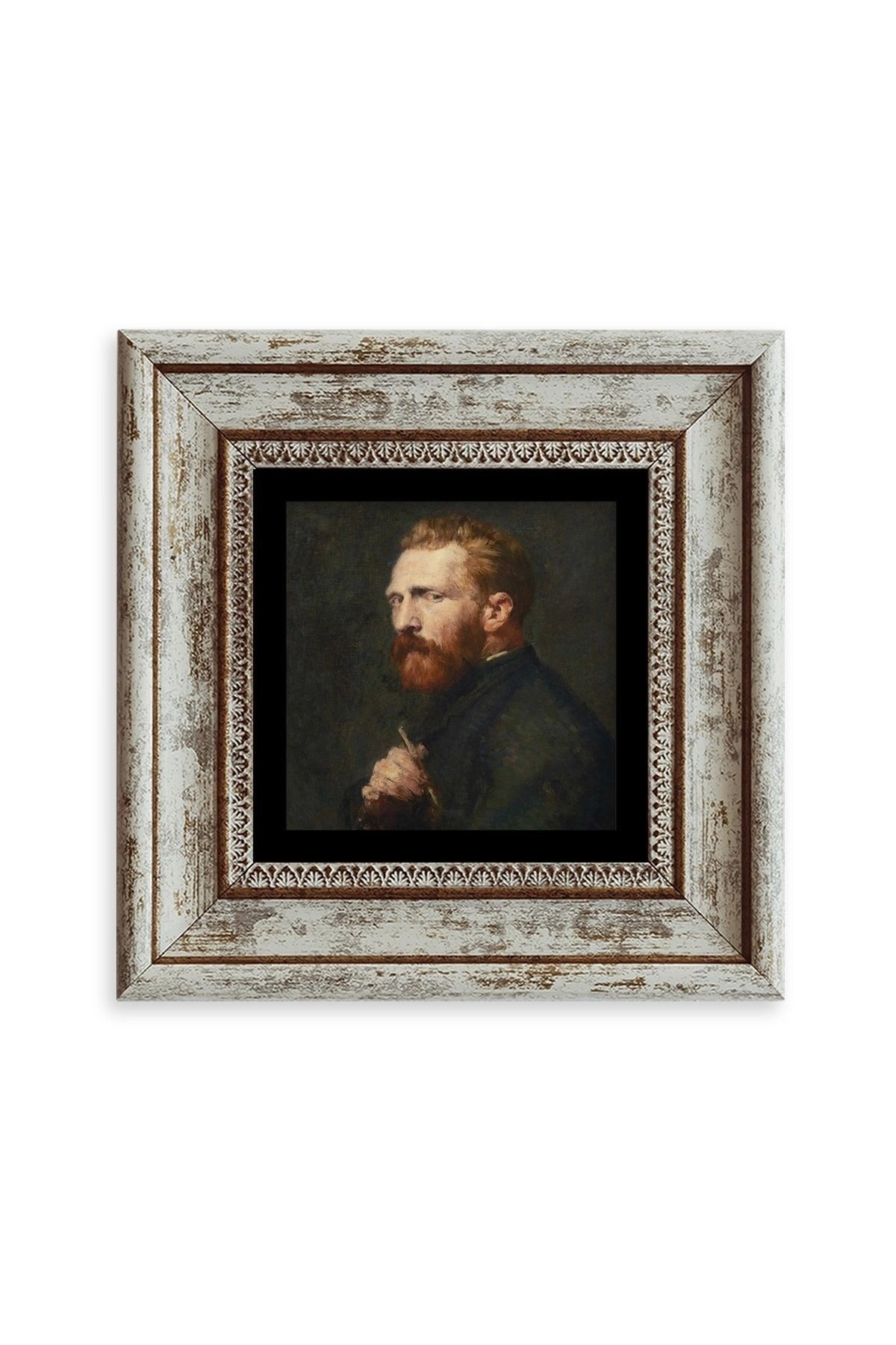 Van Gogh Çerçeveli Taş Tablo 20 cm