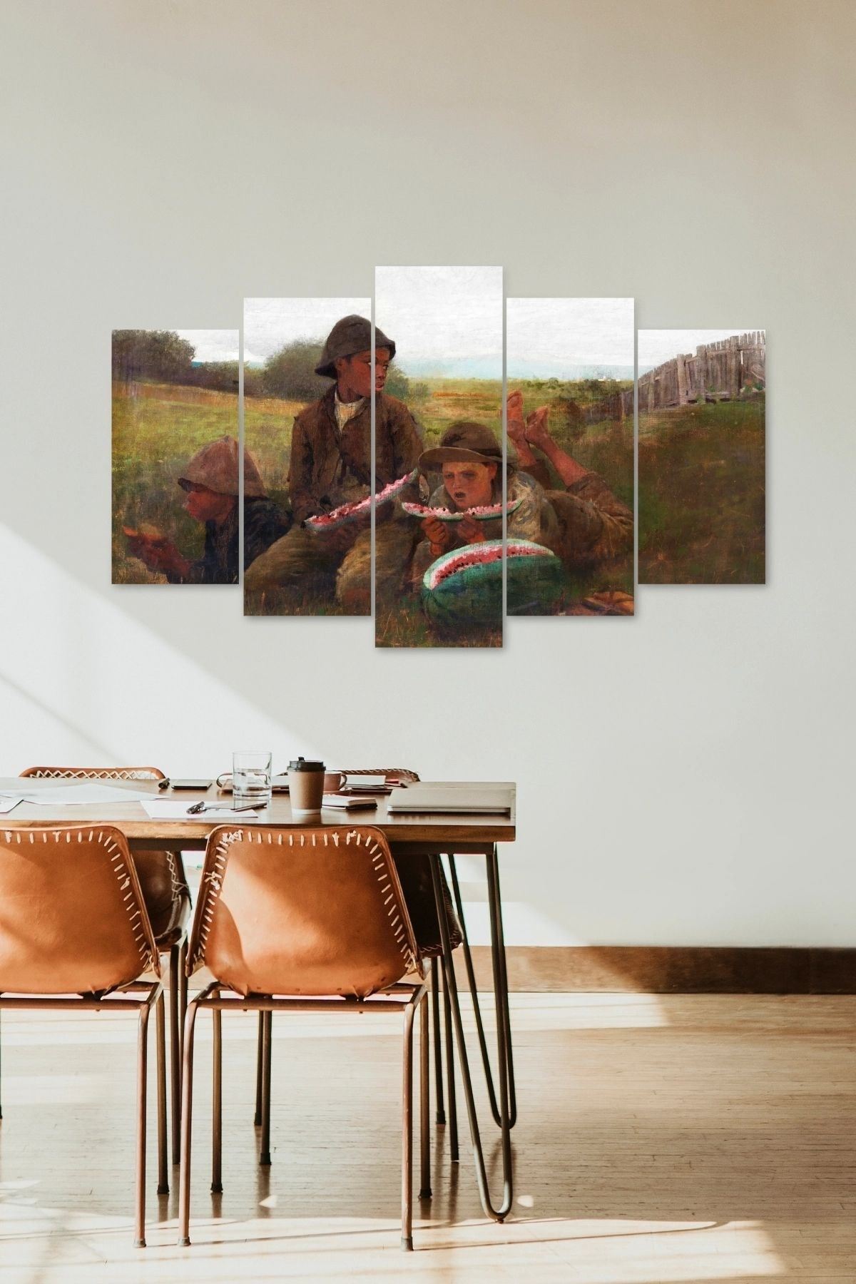 Manzara 5 Parçalı Mdf Tablo 60 x 100