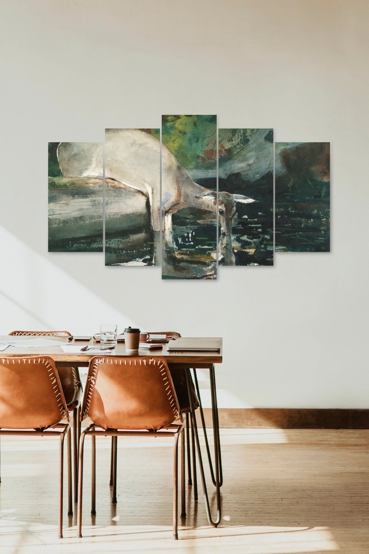 Manzara 5 Parçalı Mdf Tablo 60 x 100