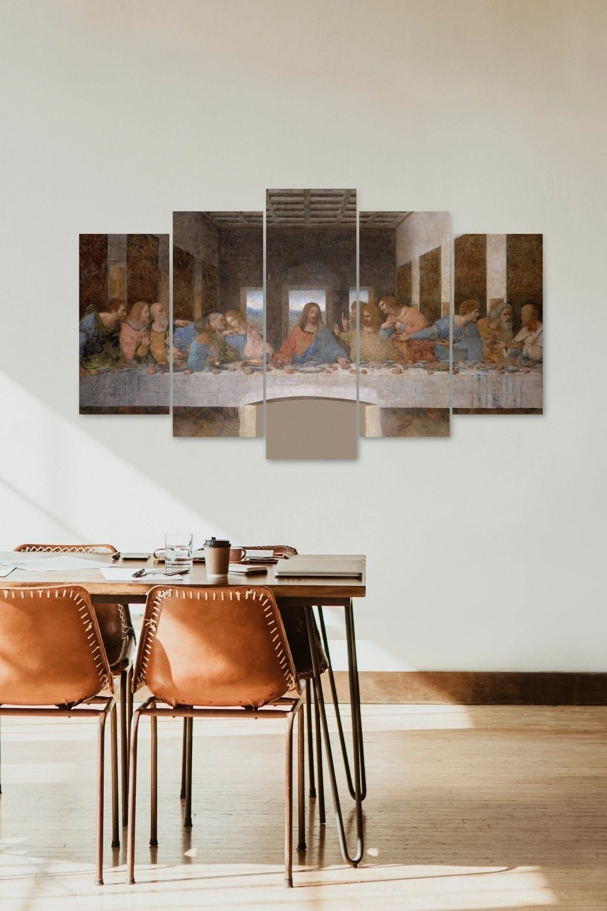 Bilge İnsanlar Masa 5 Parçalı Mdf Tablo 60 x 100