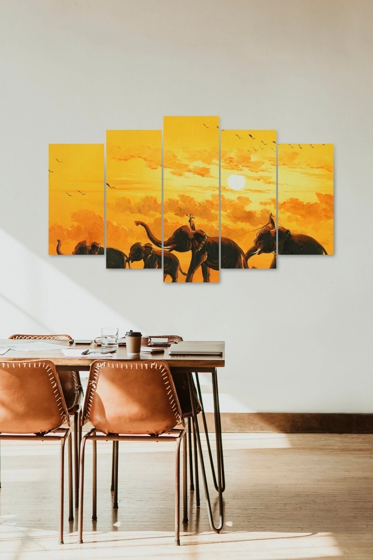 Develer 5 Parçalı Mdf Tablo 60 x 100