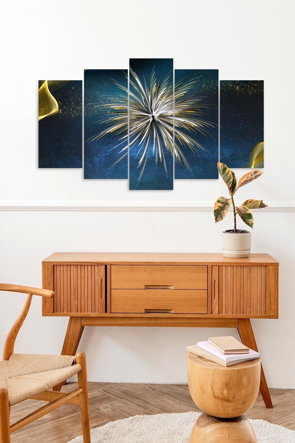 Manzara 5 Parçalı Mdf Tablo 60 x 100