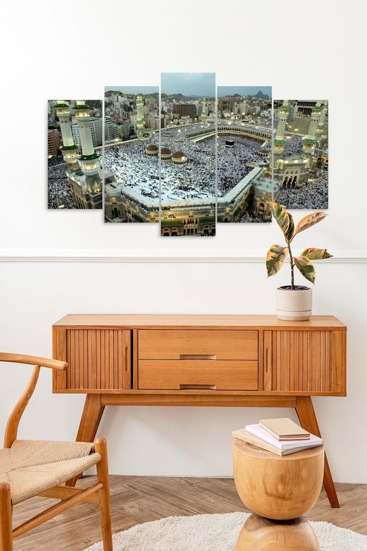 Kabe Manzarası 5 Parçalı Mdf Tablo 60 x 100