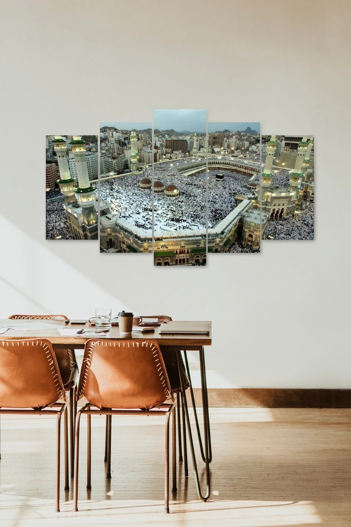 Kabe Manzarası 5 Parçalı Mdf Tablo 60 x 100