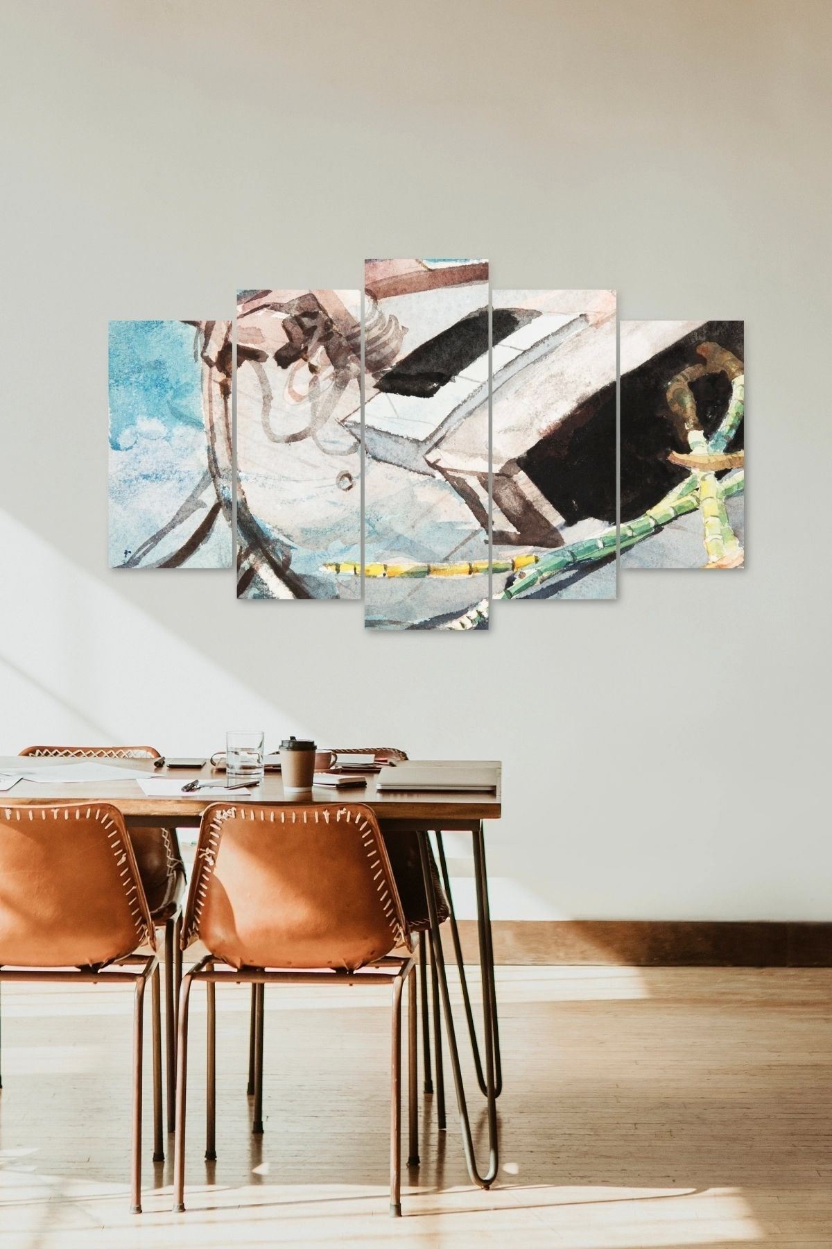 Manzara 5 Parçalı Mdf Tablo 60 x 100