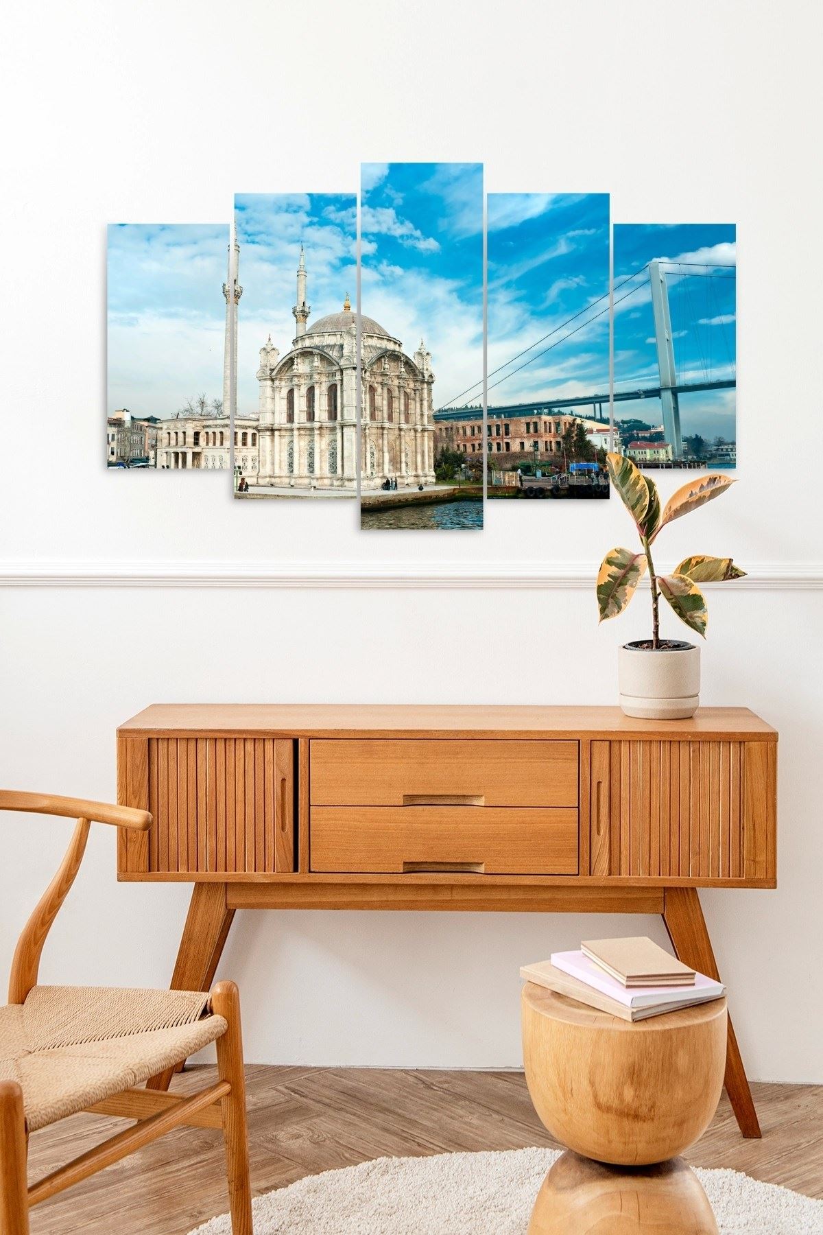 Camii 5 Parçalı Mdf Tablo 60 x 100