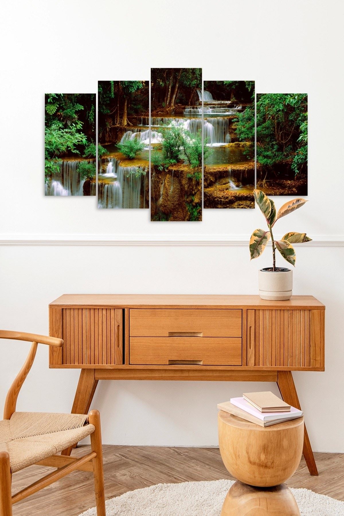 Manzara 5 Parçalı Mdf Tablo 60 x 100