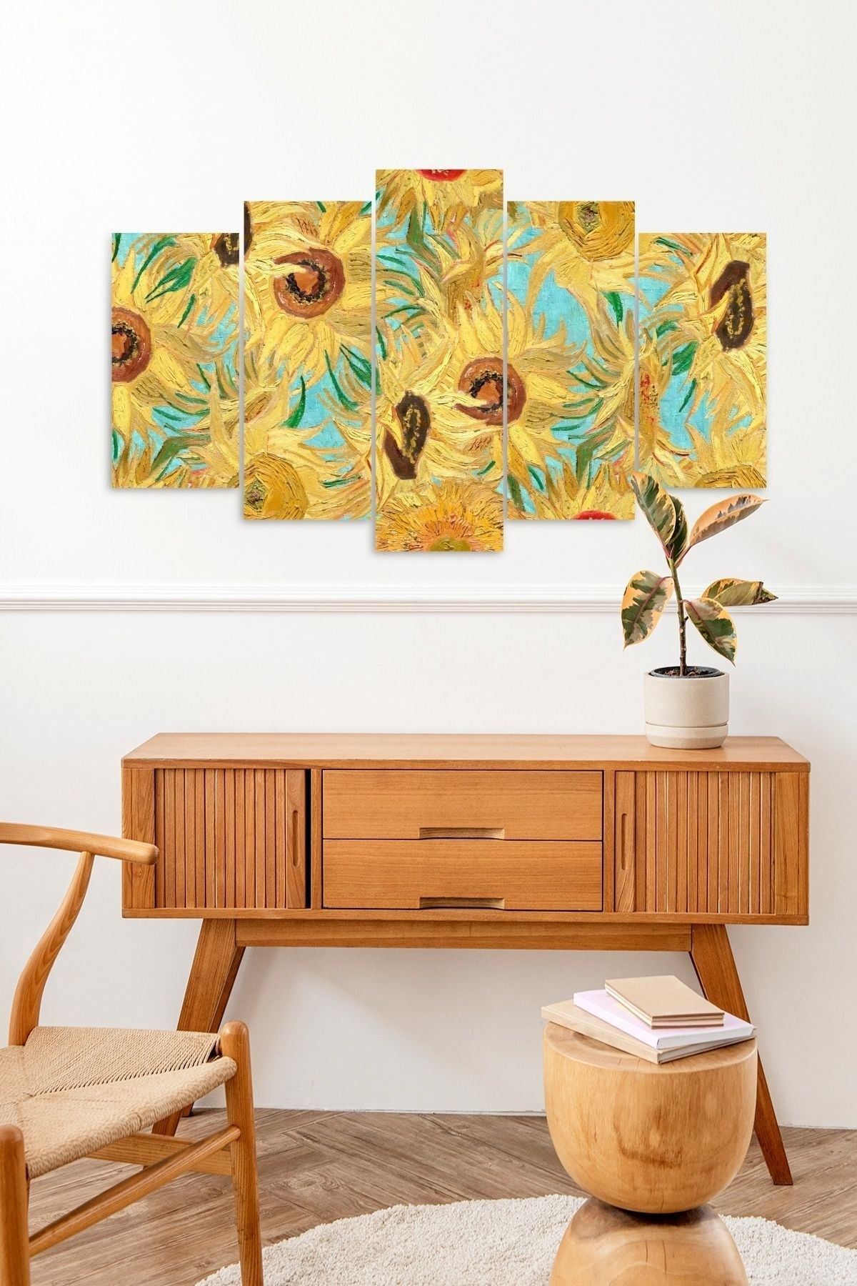 Manzara 5 Parçalı Mdf Tablo 60 x 100