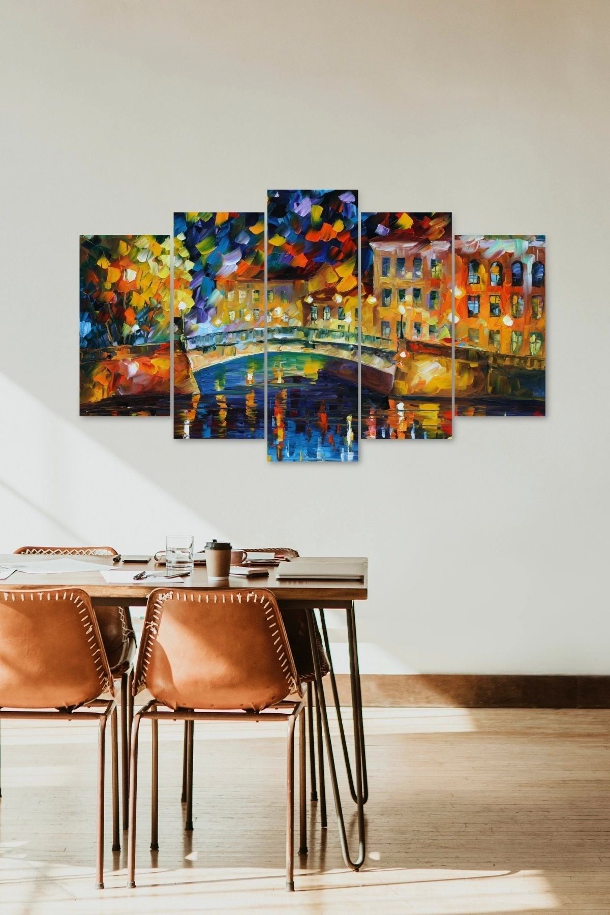 Manzara 5 Parçalı Mdf Tablo 60 x 100