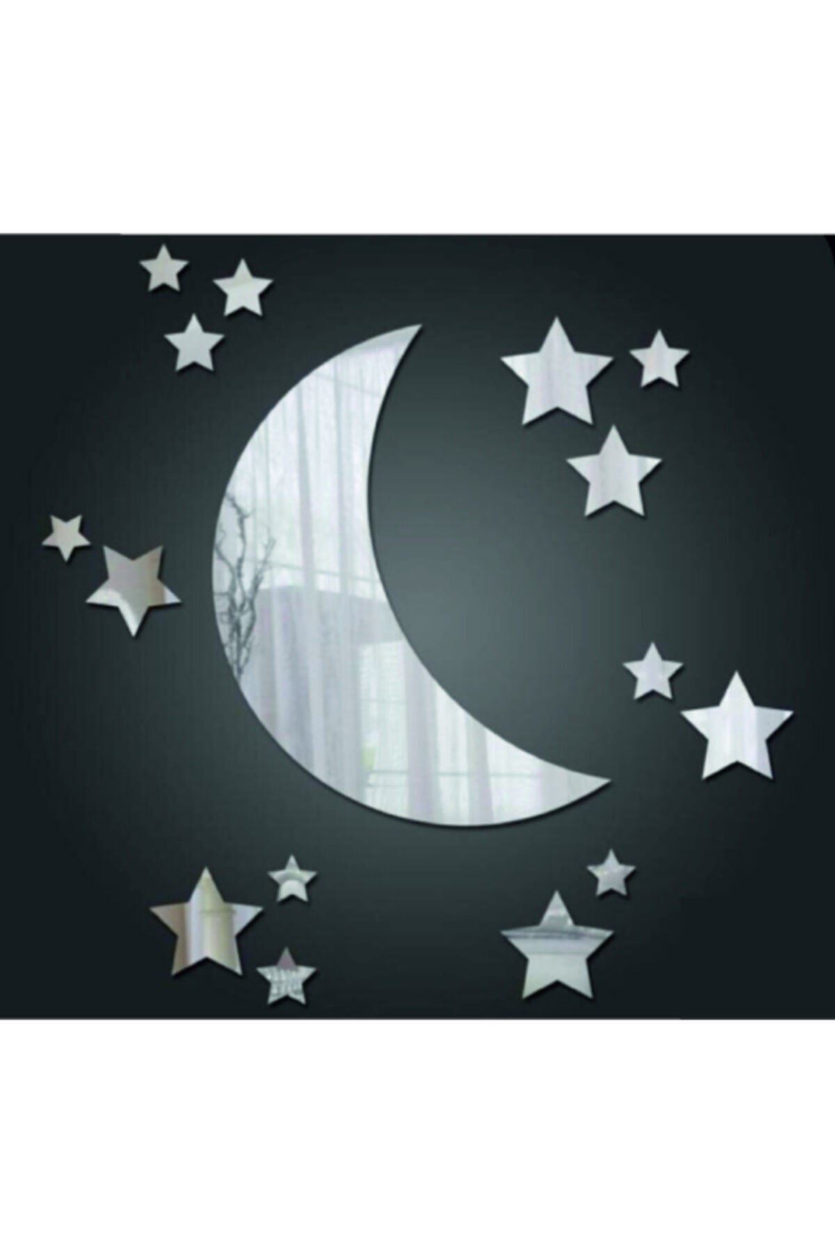 Ay Yıldız Desen Duvar Dekoru
