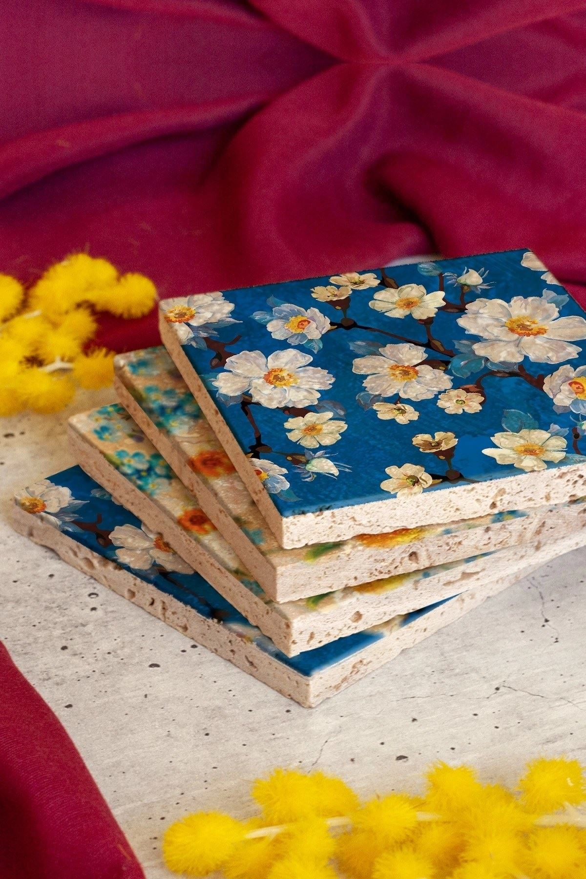 Çiçek Bardak Altlığı