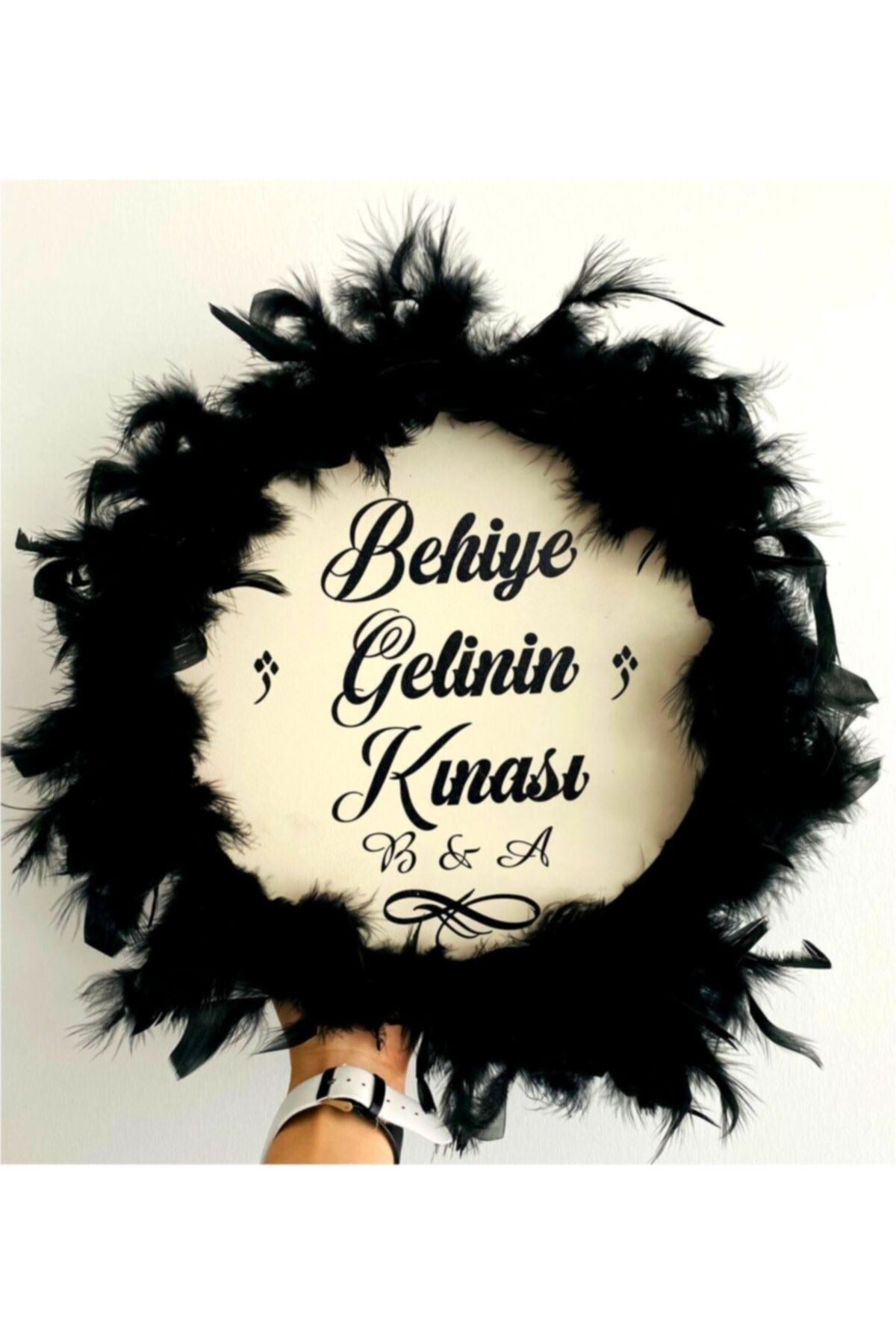 Siyah Tüylü Gelin Tefi 22 Cm