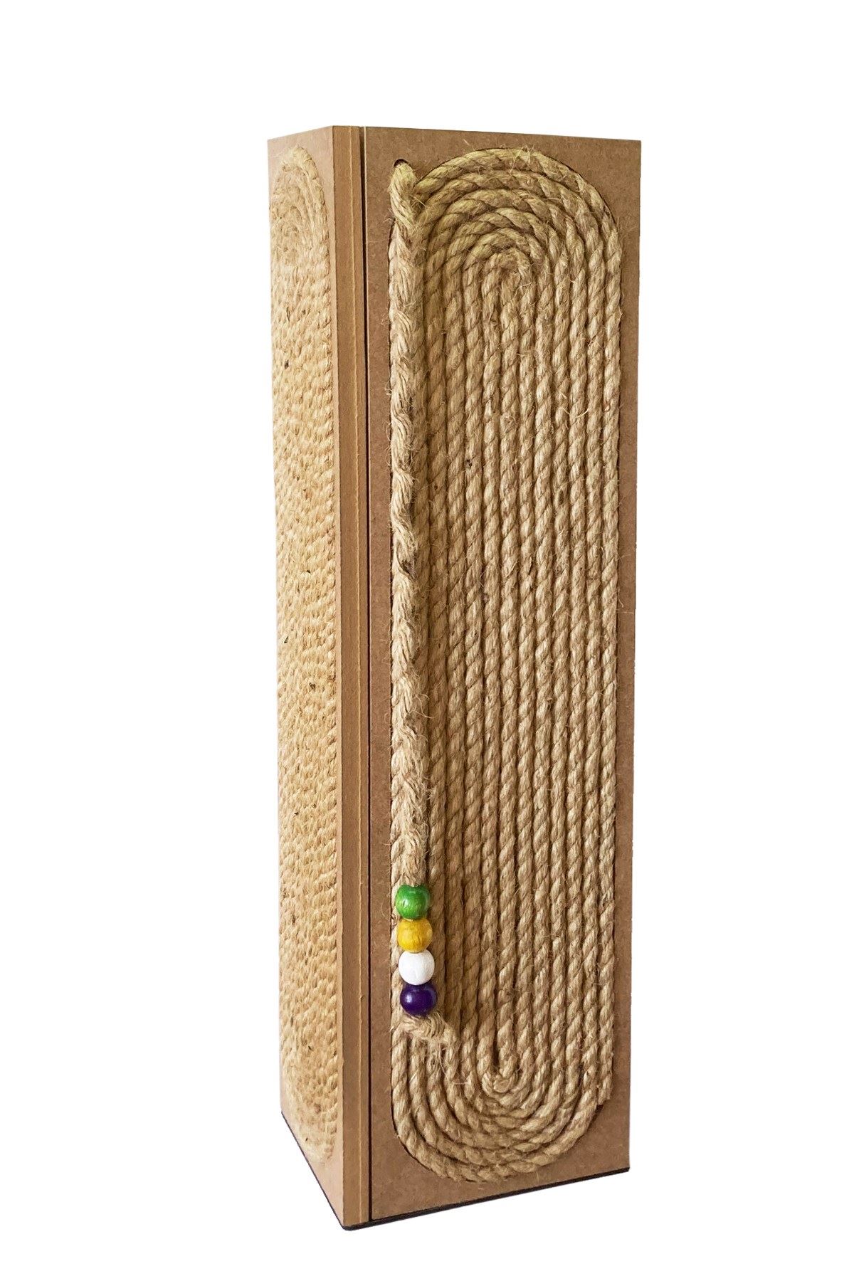 Kedi Tırmalama Tahtası Köşe Model Boncuk Detaylı