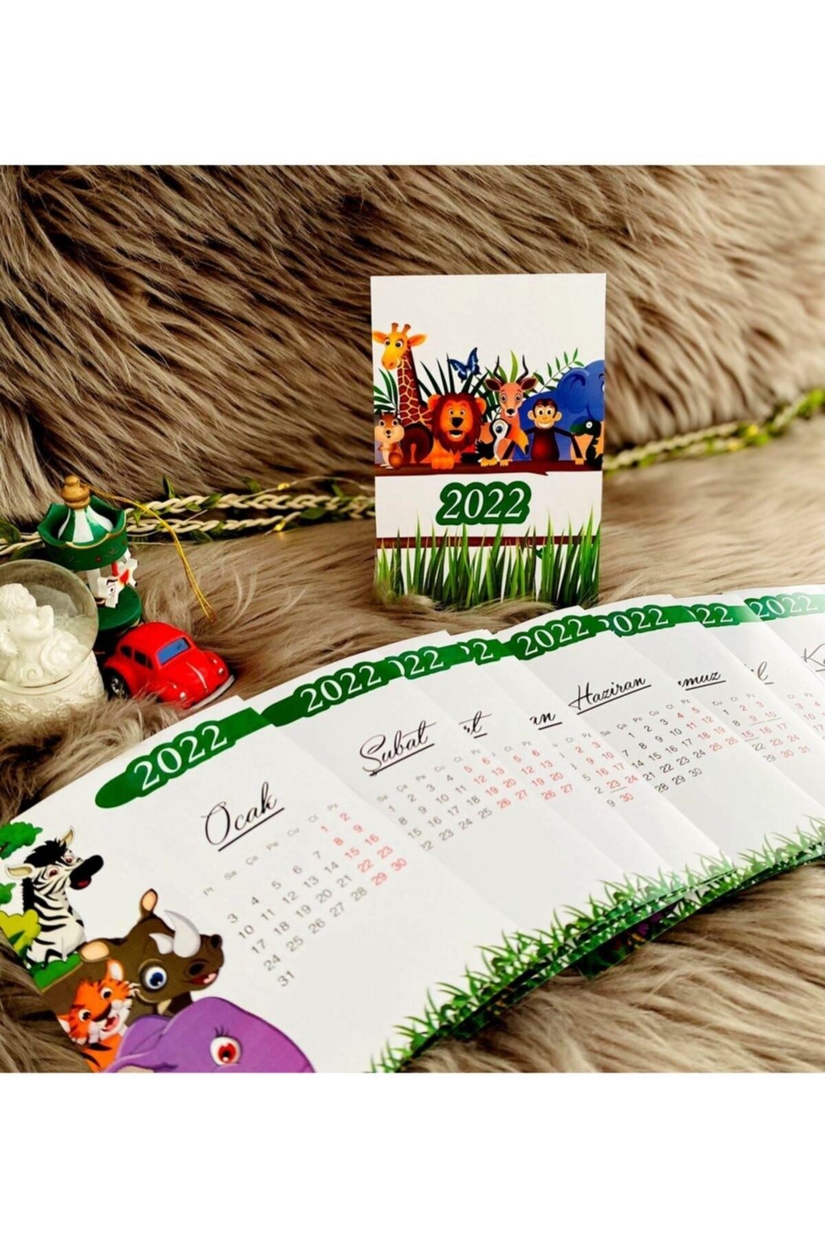 Safari 2022 Takvim Kartları - Ayaklı