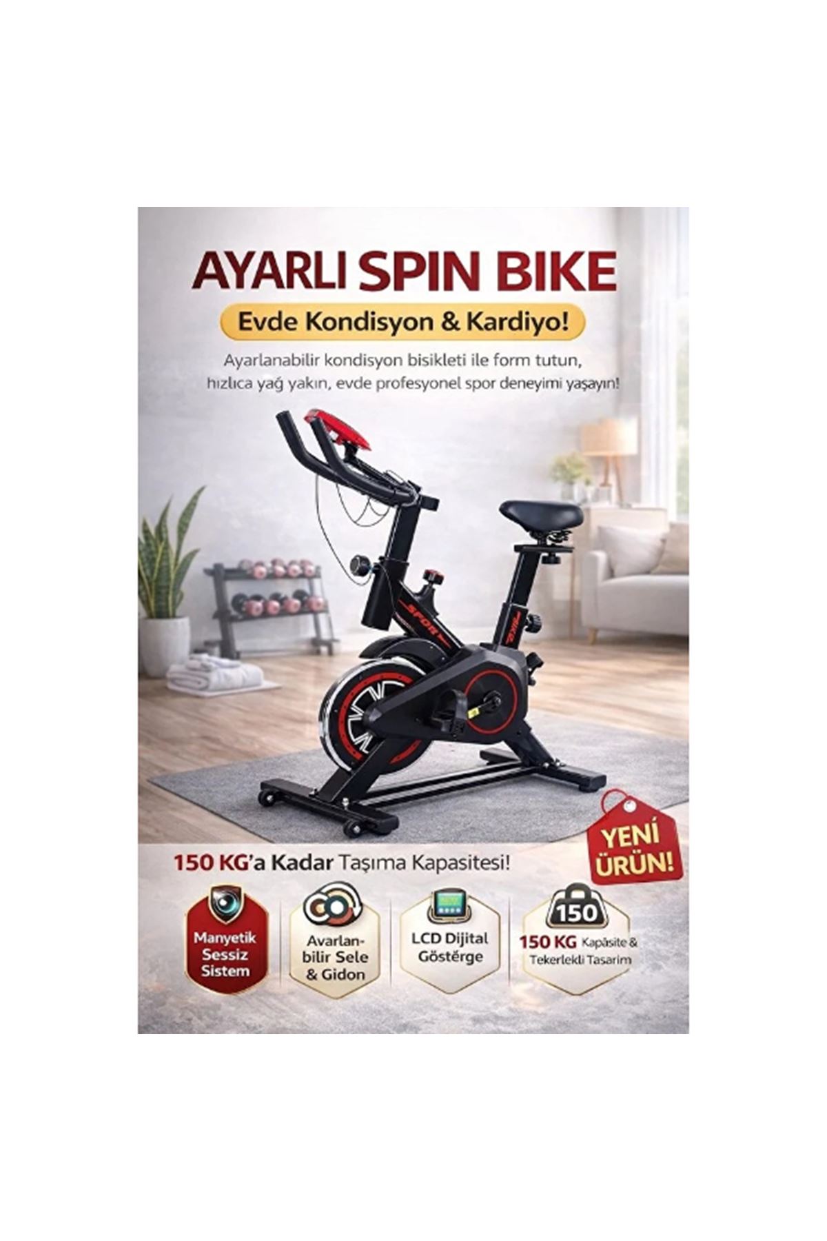Ayarlı Spin Bike