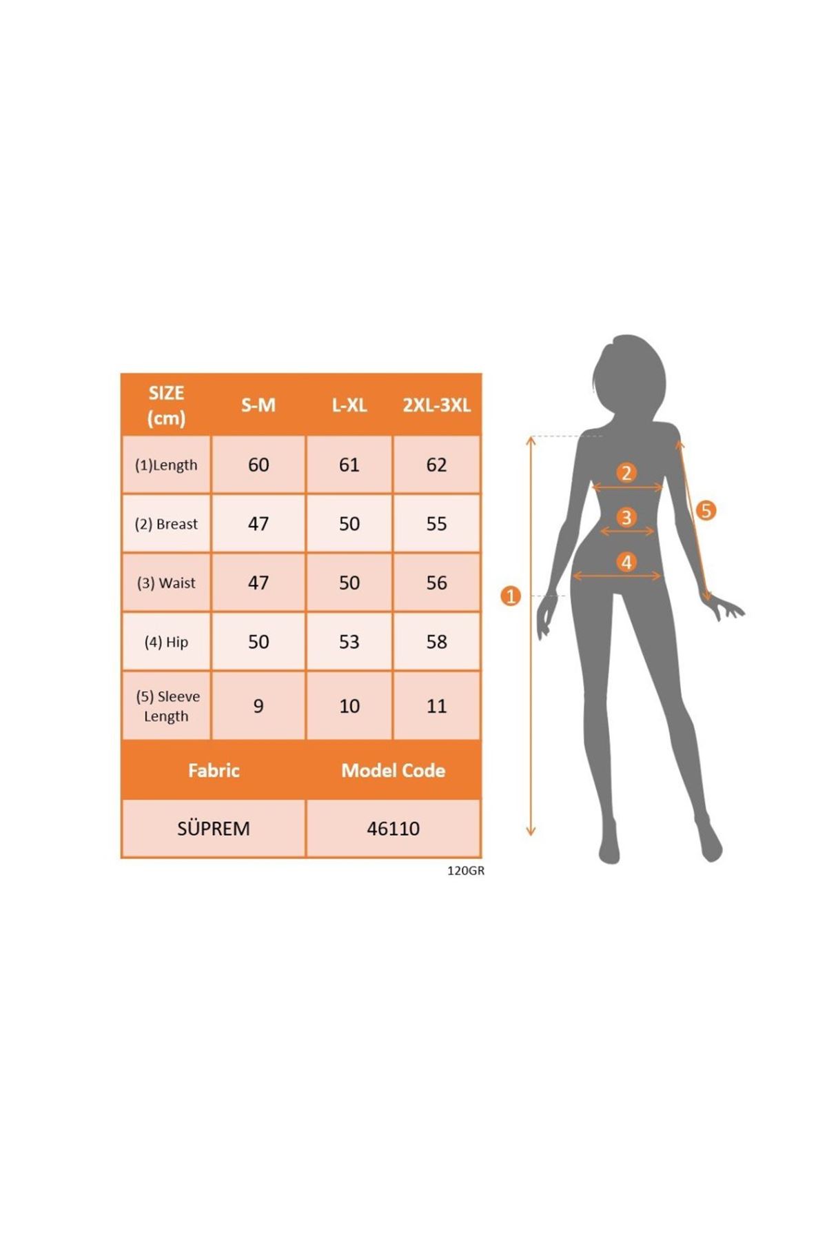 Kadın Kısa Kelebek Kollu Bisiklet Yaka Kalp Desenli Süprem Bluz