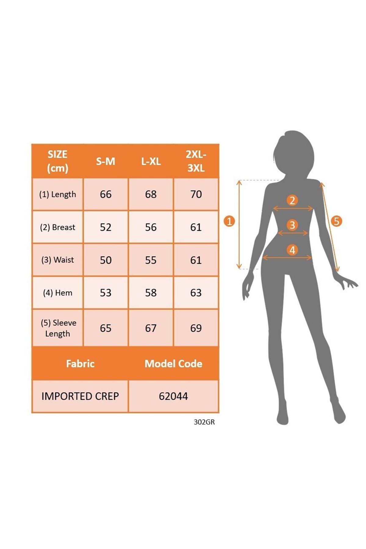 Kadın Uzun Kollu V Hakim Yakalı Desenli Ithal Krep Bluz
