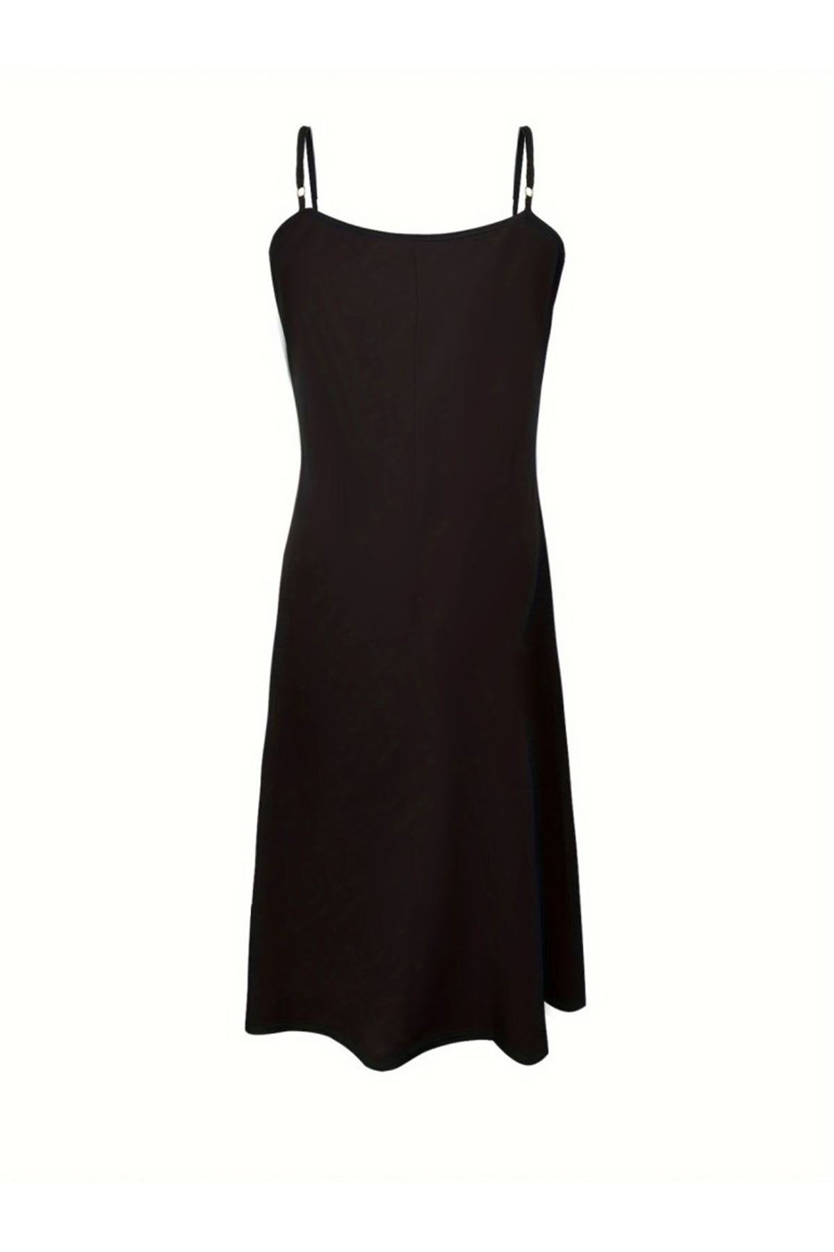 Kadın Ip Askılı V Yakalı Desenli Süprem Maxi Elbise