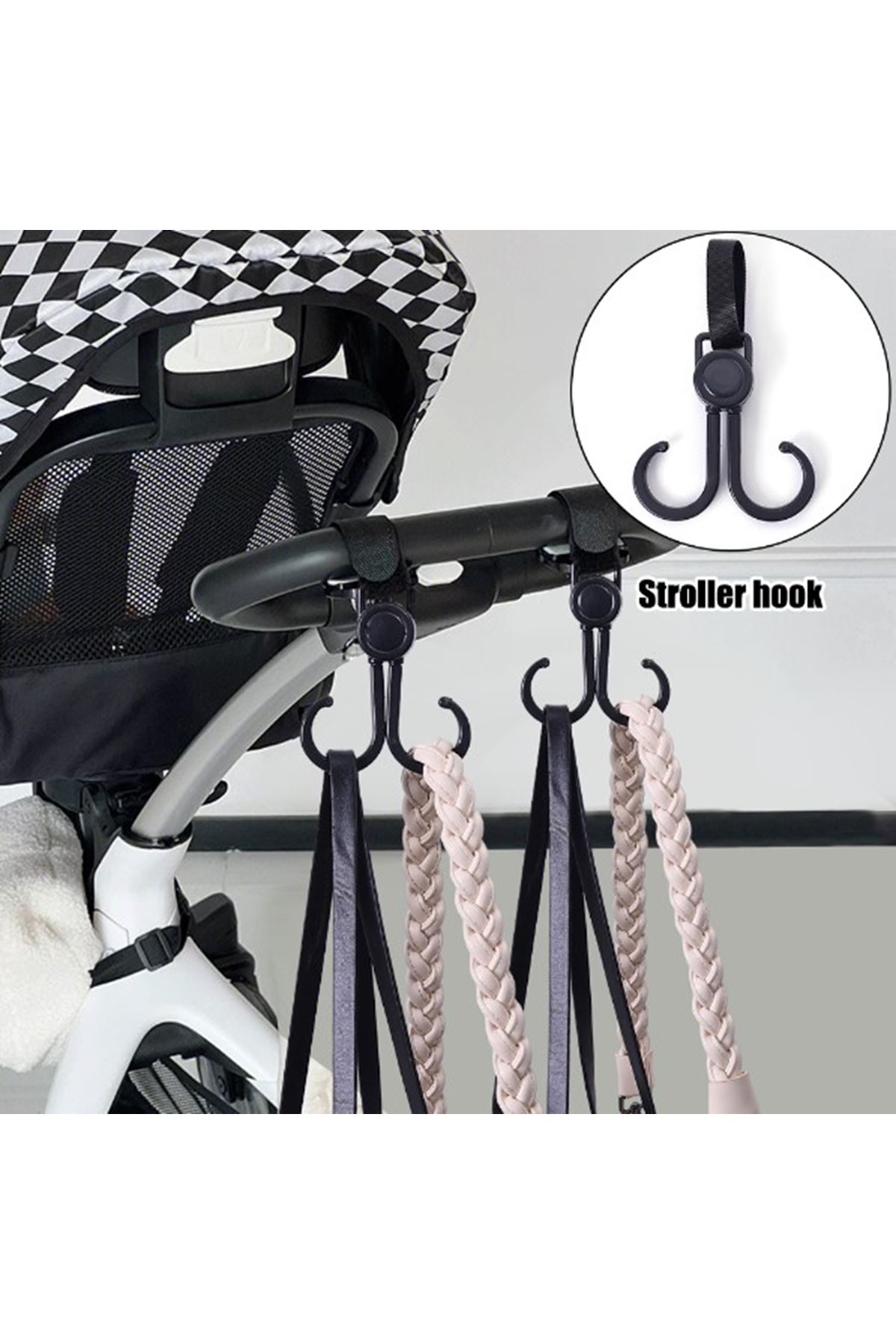 Portatif İşlevsel Taşıma Kancası 2 Adet