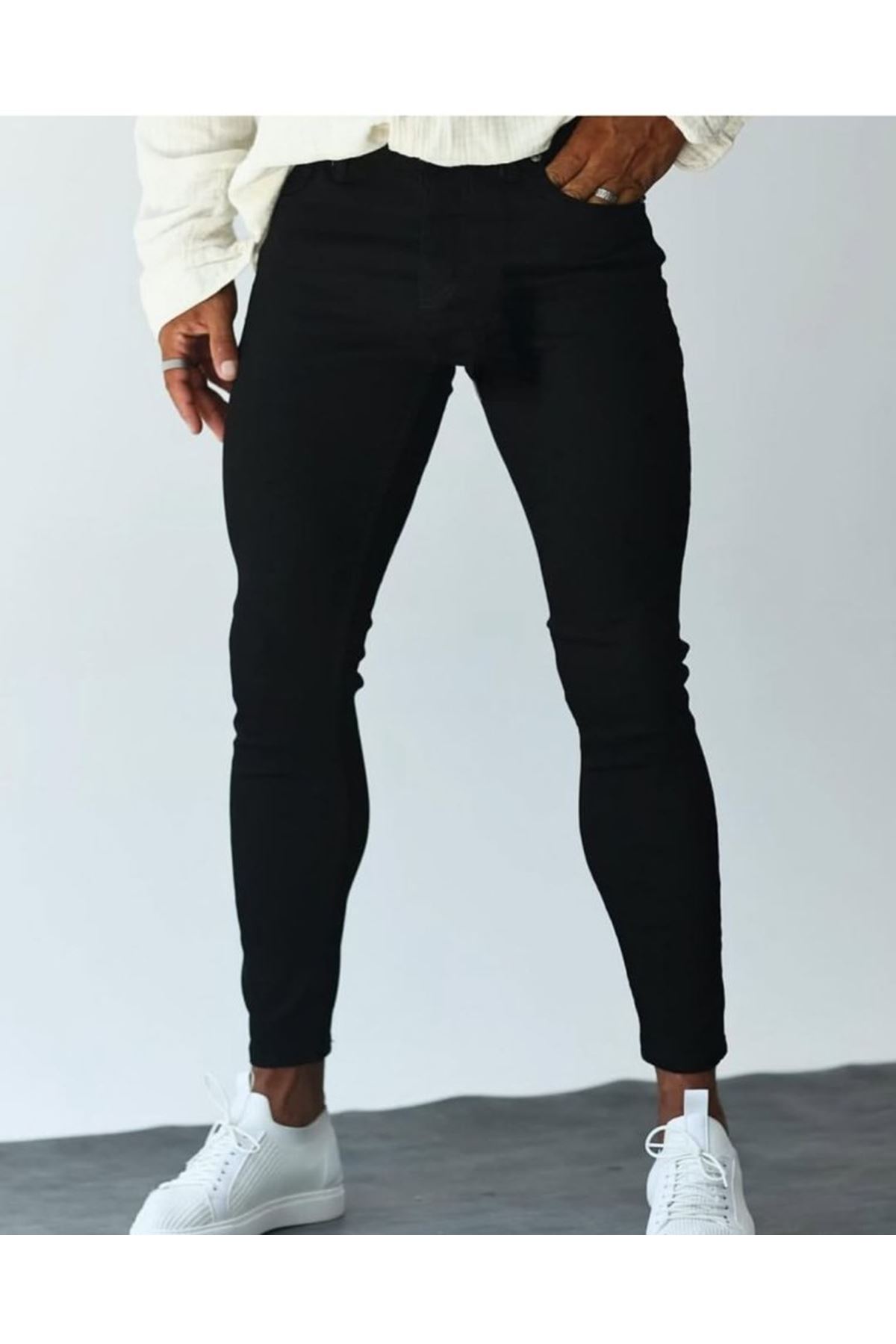Erkek Siyah Skinny Jean