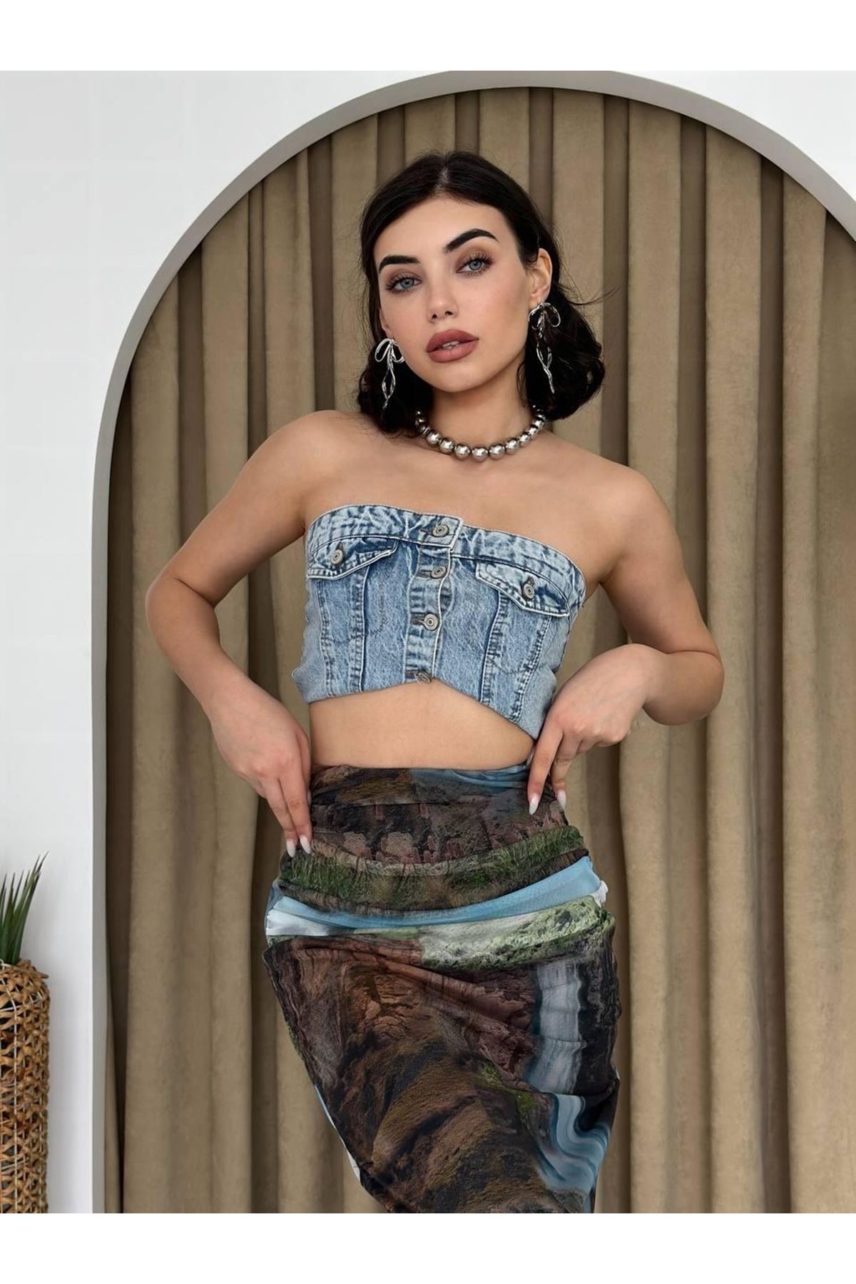 Lara Transparan Midi Etek