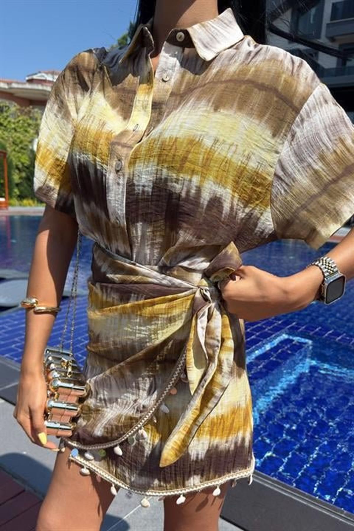 Gömlek Ve Eteği Aksesuarlı Takım 10211