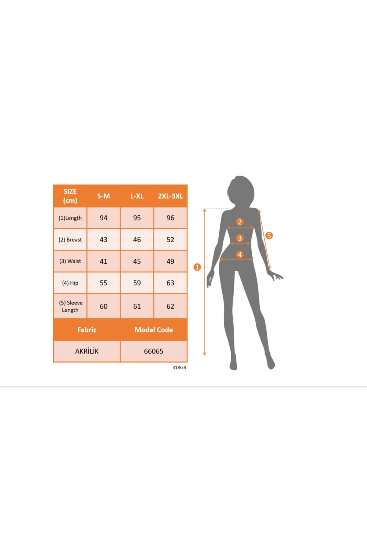 Kadın Uzun Kollu Balıkçı Yaka Salaş Kusa Akrilik Elbise