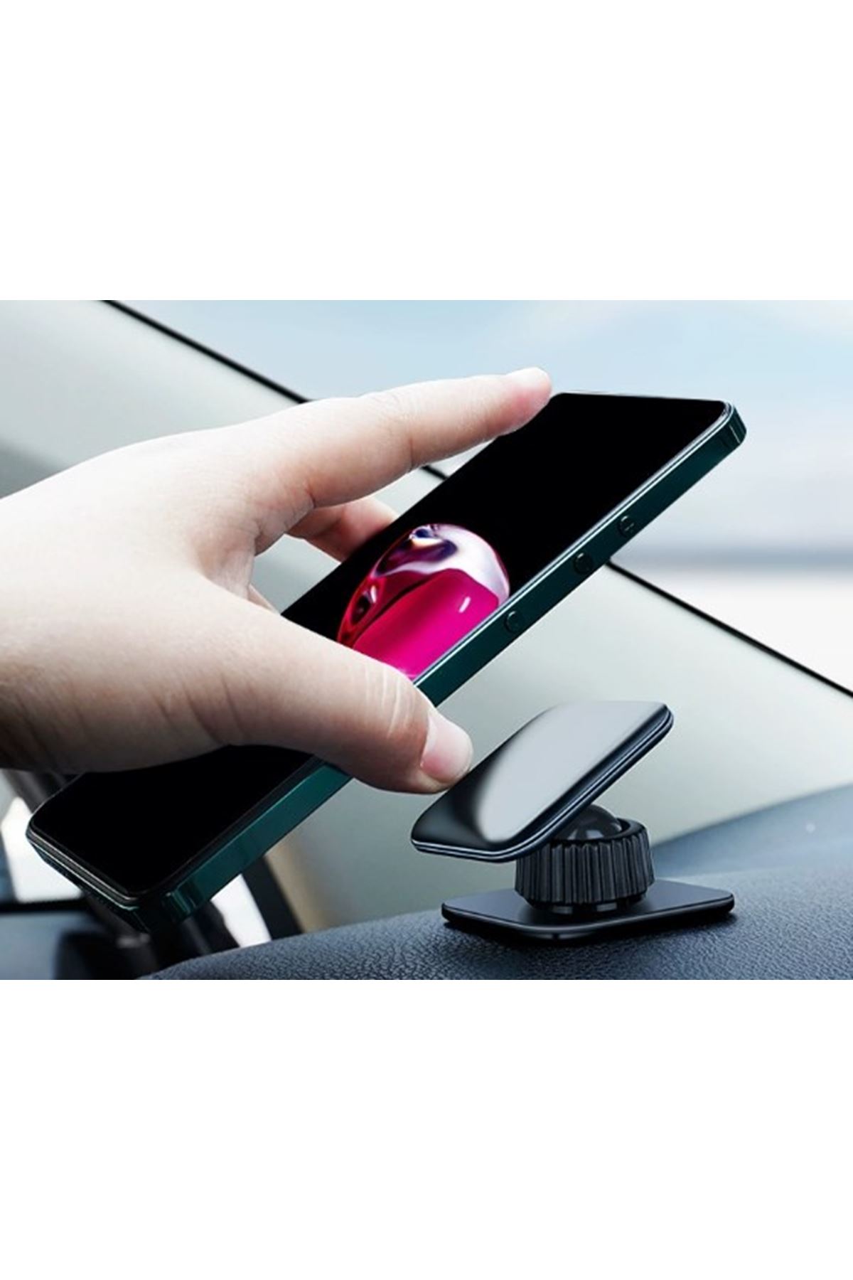 Jel Yapışkanlı Araba Telefon Tutucu