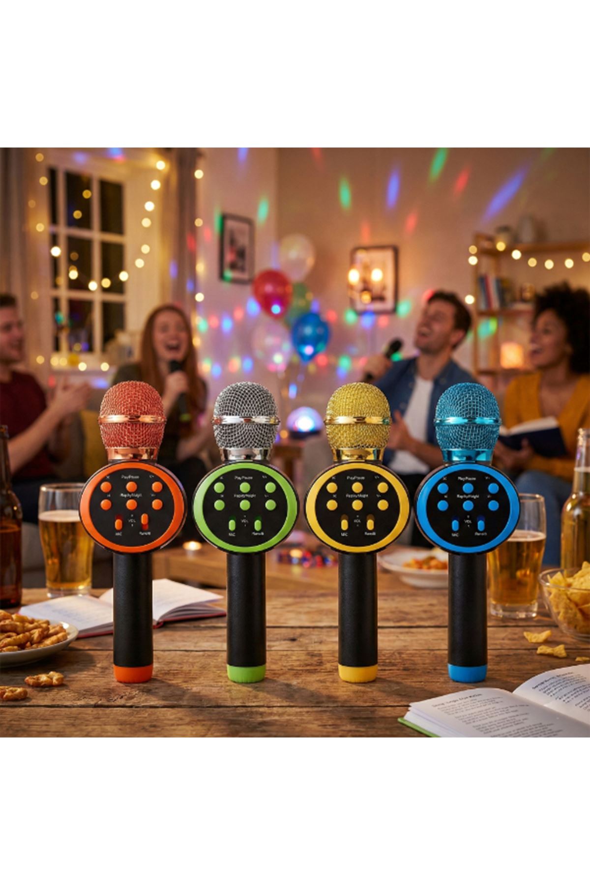 Kablosuz Karaoke Mikrofonu