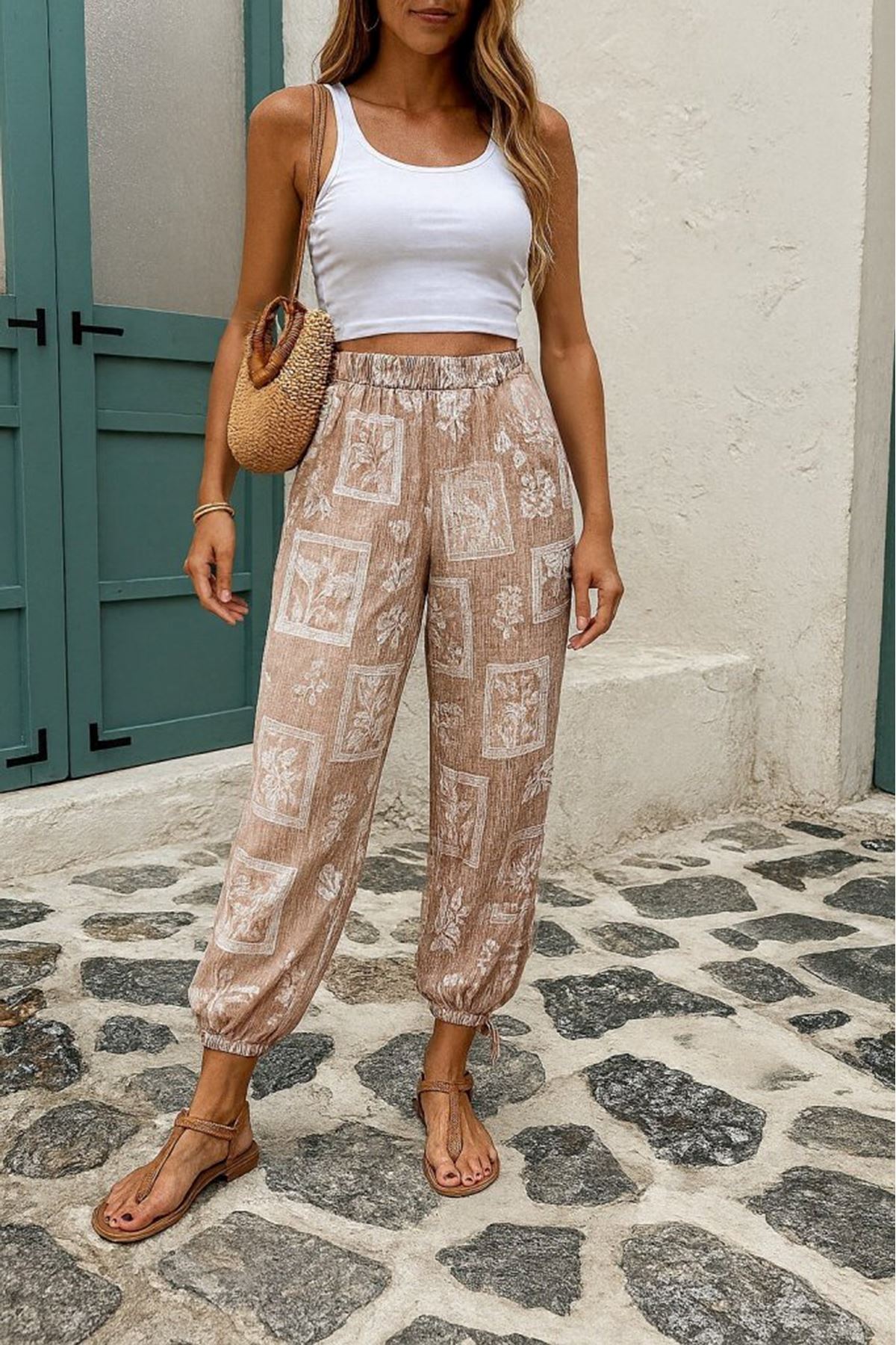 Kadın Desenli Süprem Pantolon