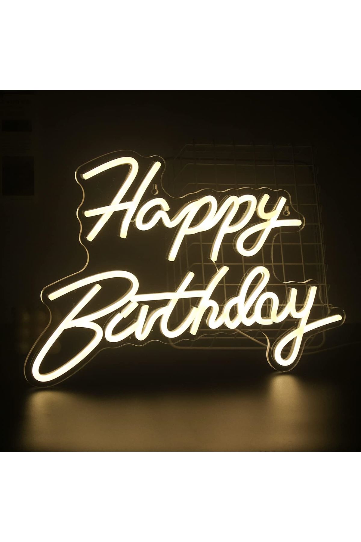 Happy Birthday Yazılı Neon Led Işık
