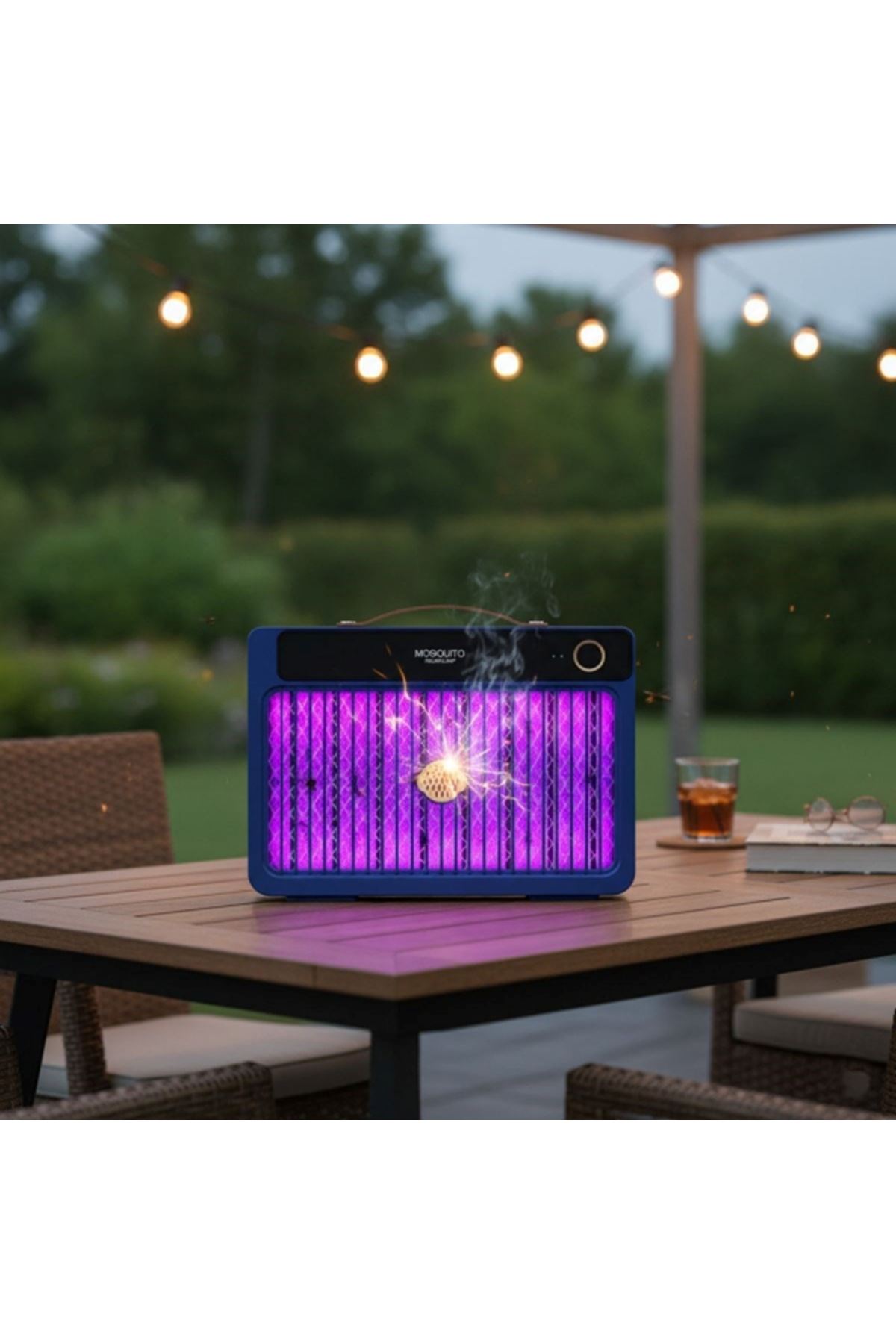 4000mAh Şarj Edilebilir Kablosuz Yüksek Güçlü Elektrikli Sivrisinek Öldürücü