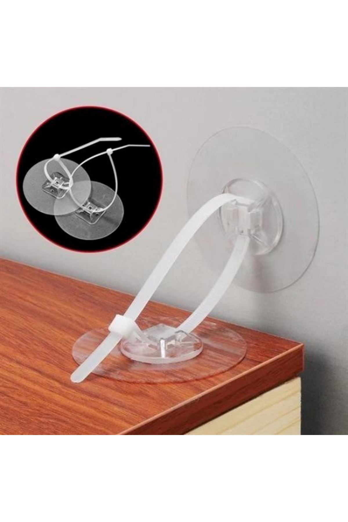 Yapışkanlı Eşya Sabitleyici Aparat 1 Çift