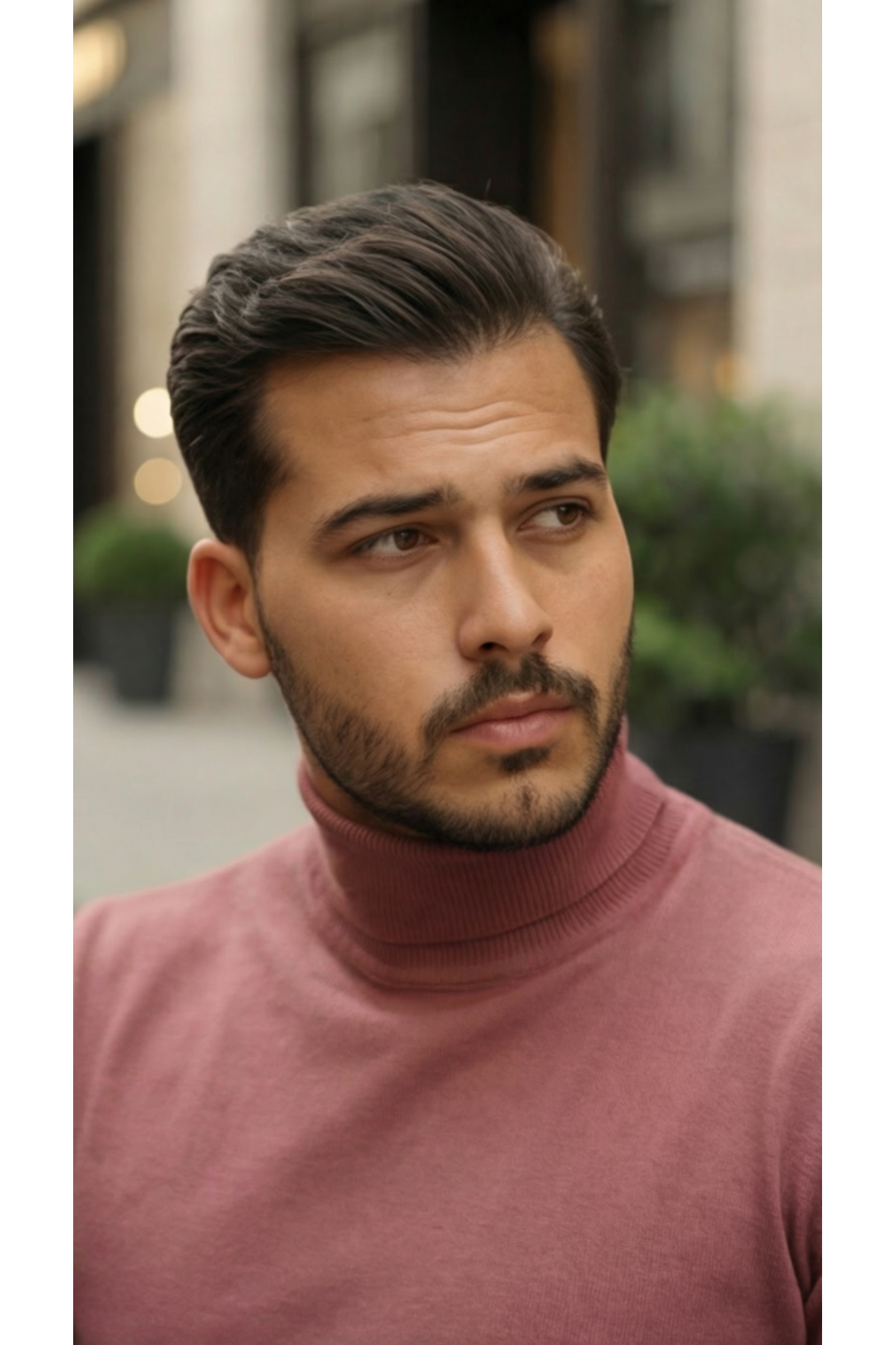 Erkek Boğazlı Yaka Uzun Kollu Triko