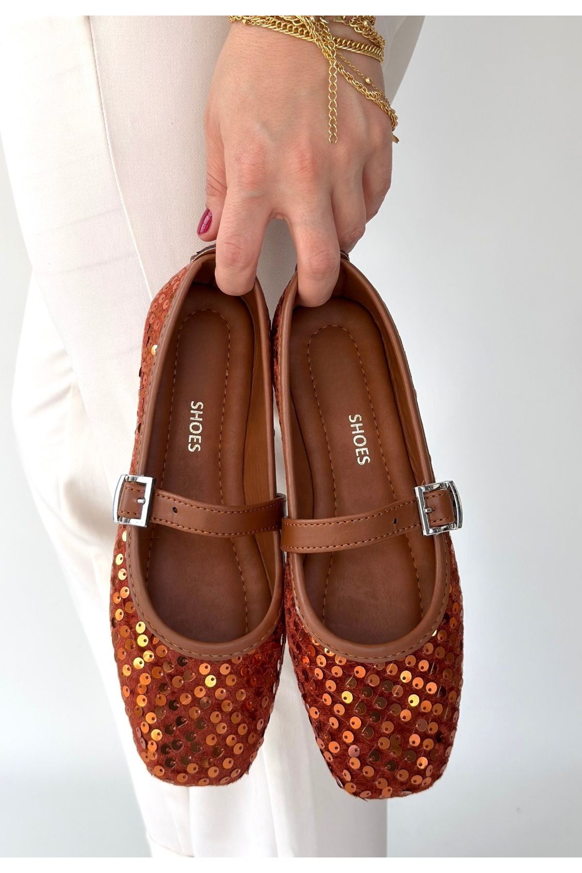 Moden Taba Süet Babae Ayakkabı