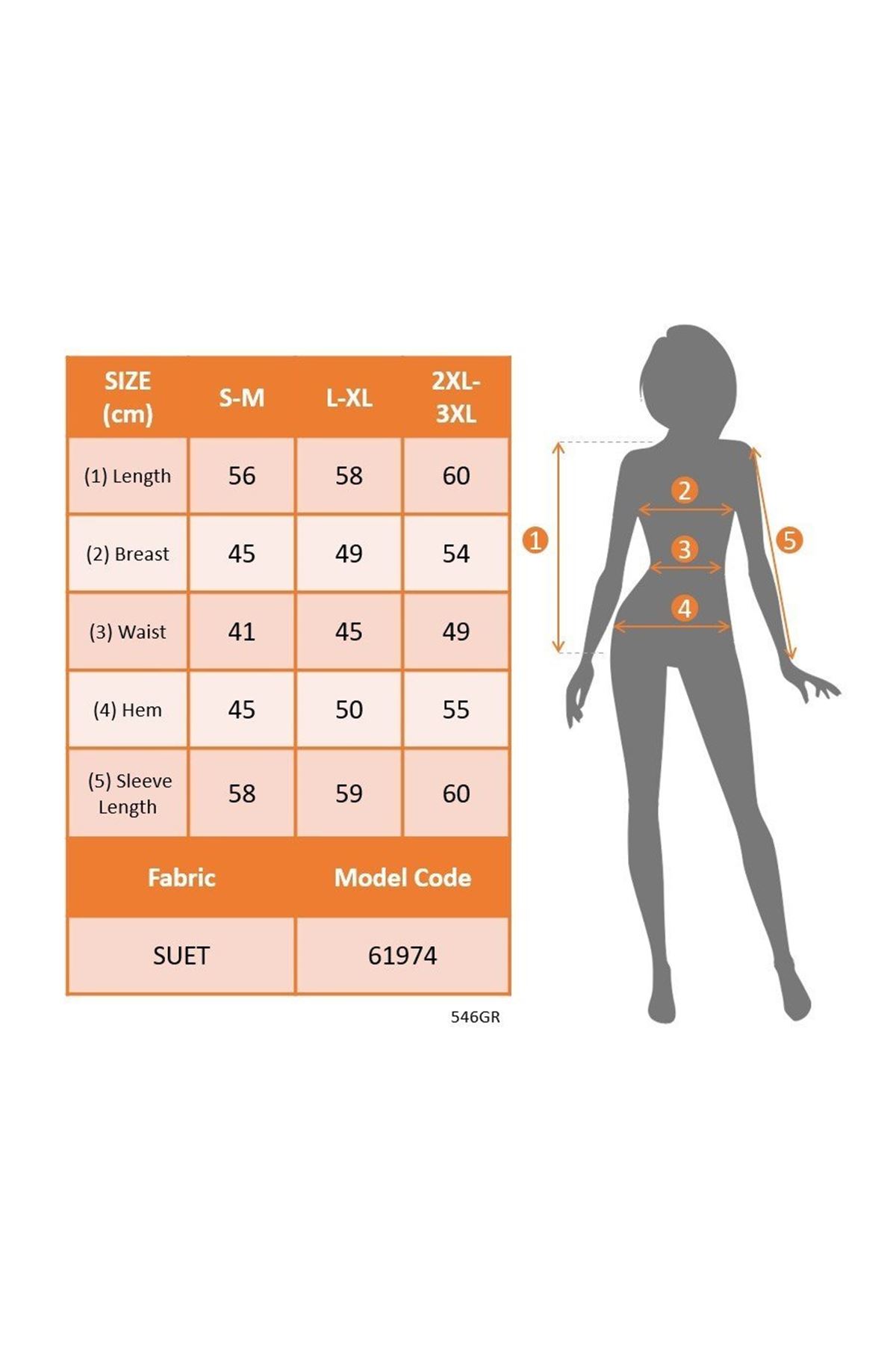 Kadın Uzun Kollu Yakalı önden Fermuarlı Kısa Süet Ceket